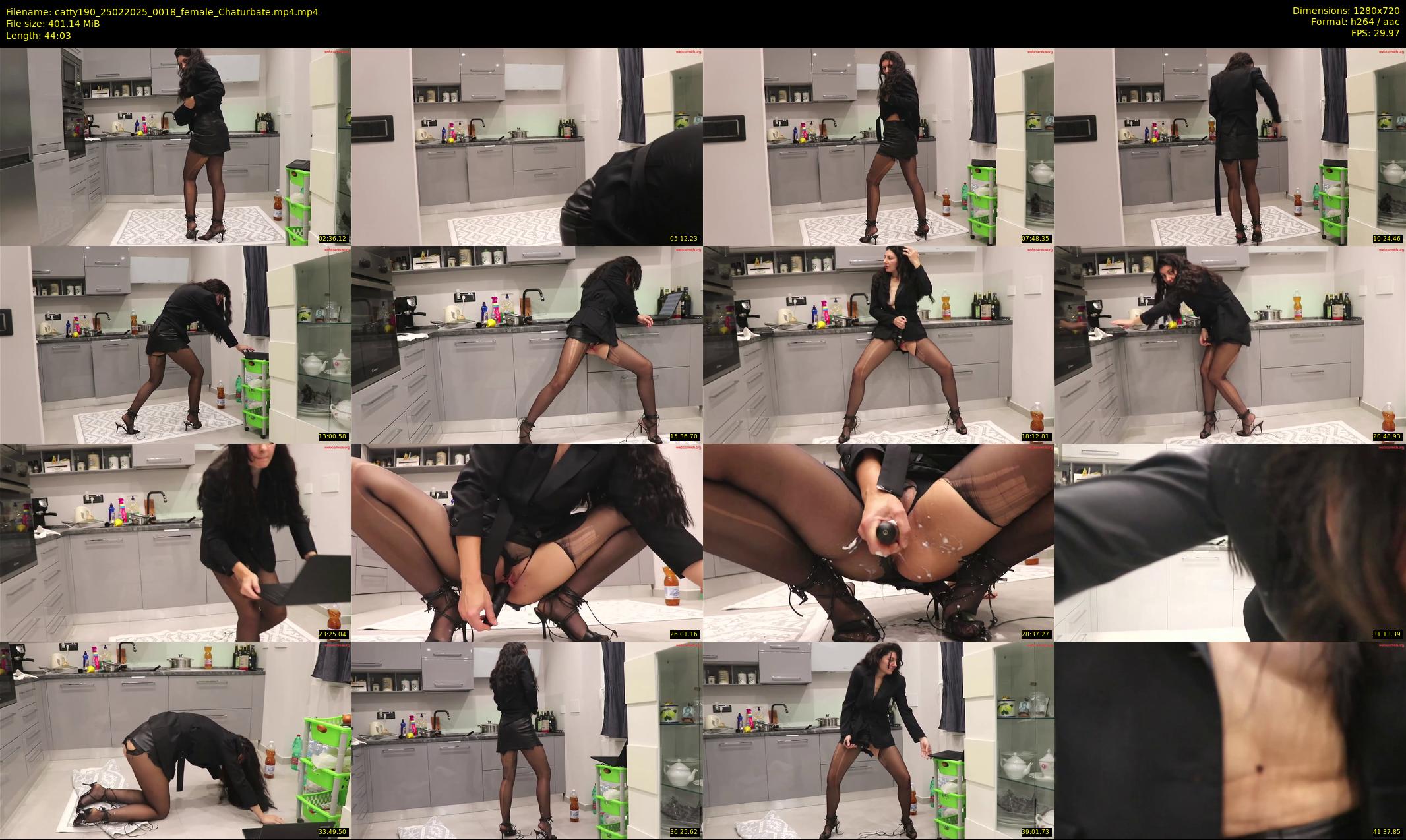 catty190 — 45 minute Chaturbate female cam show recording, 720p, Feb 25, 2025