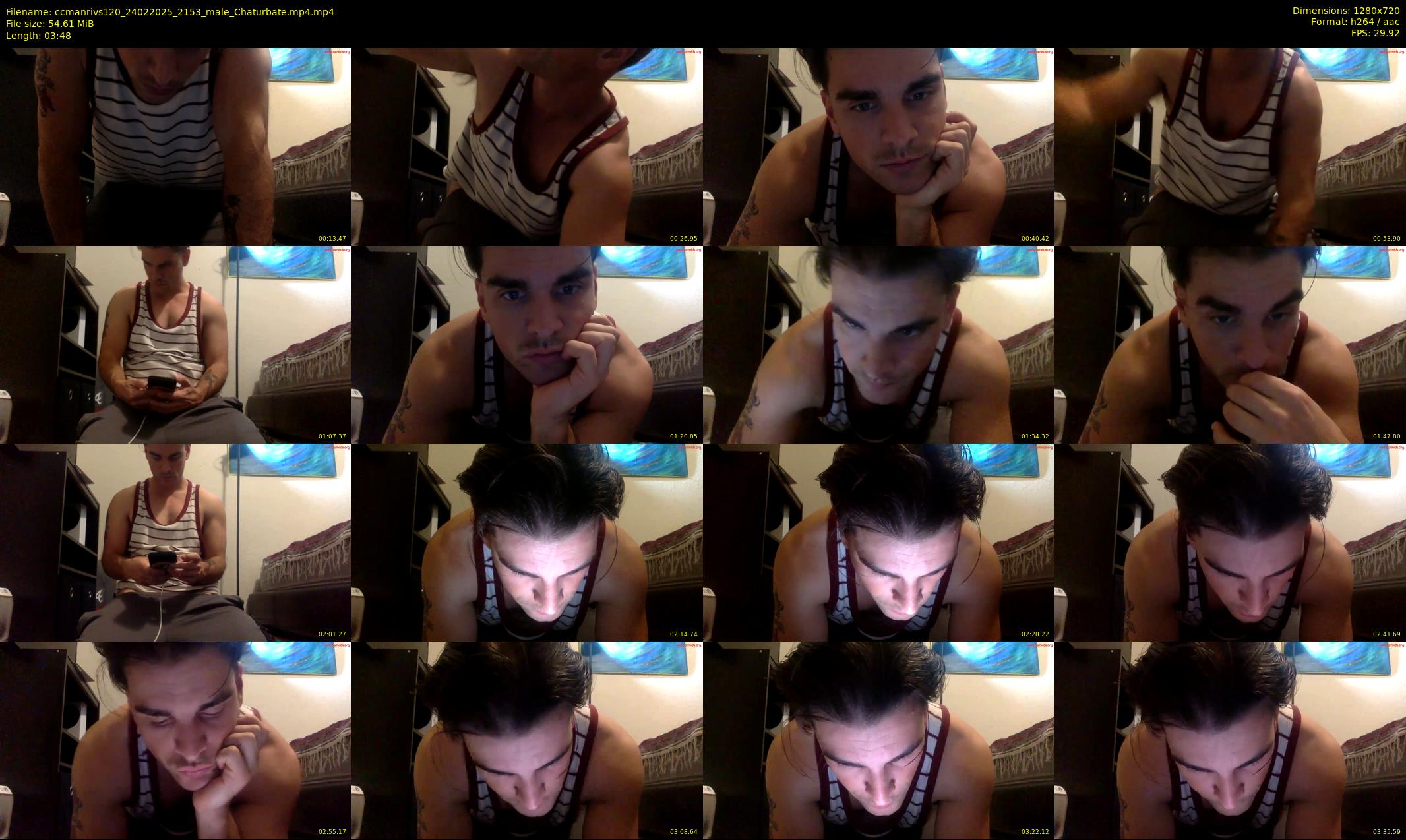 ccmanrivs120 — 4 minute Chaturbate male cam show recording, 720p, Feb 24, 2025