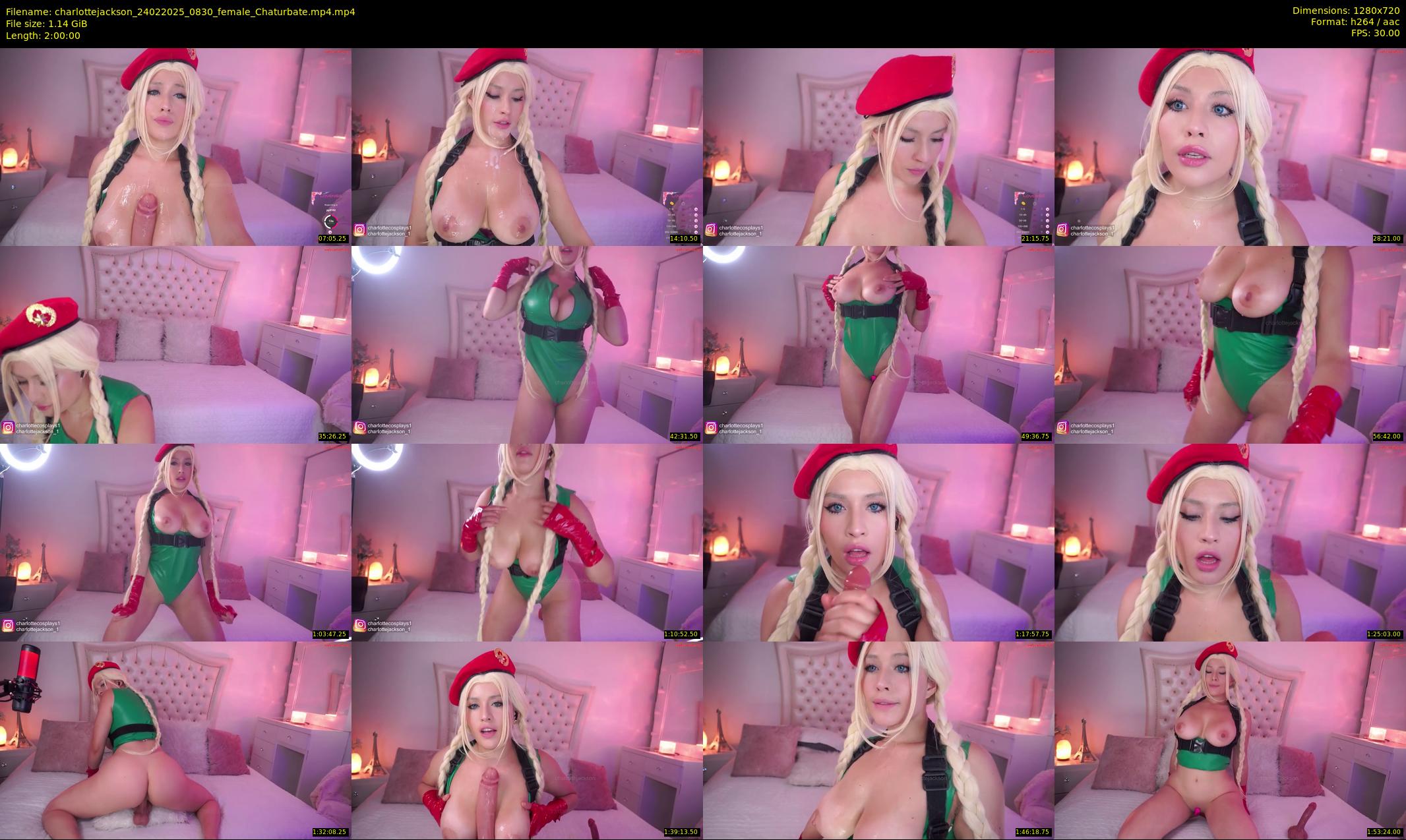 charlottejackson — 120 minute Chaturbate female cam show recording, 720p, Feb 24, 2025