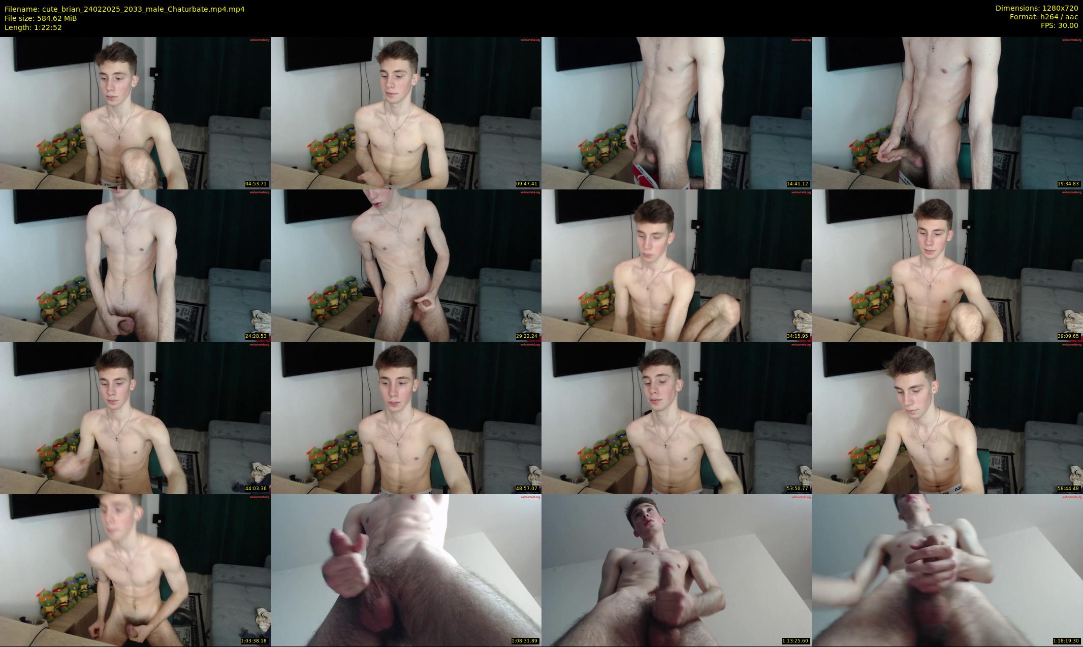 cute_brian — 83 minute Chaturbate male cam show recording, 720p, Feb 24, 2025