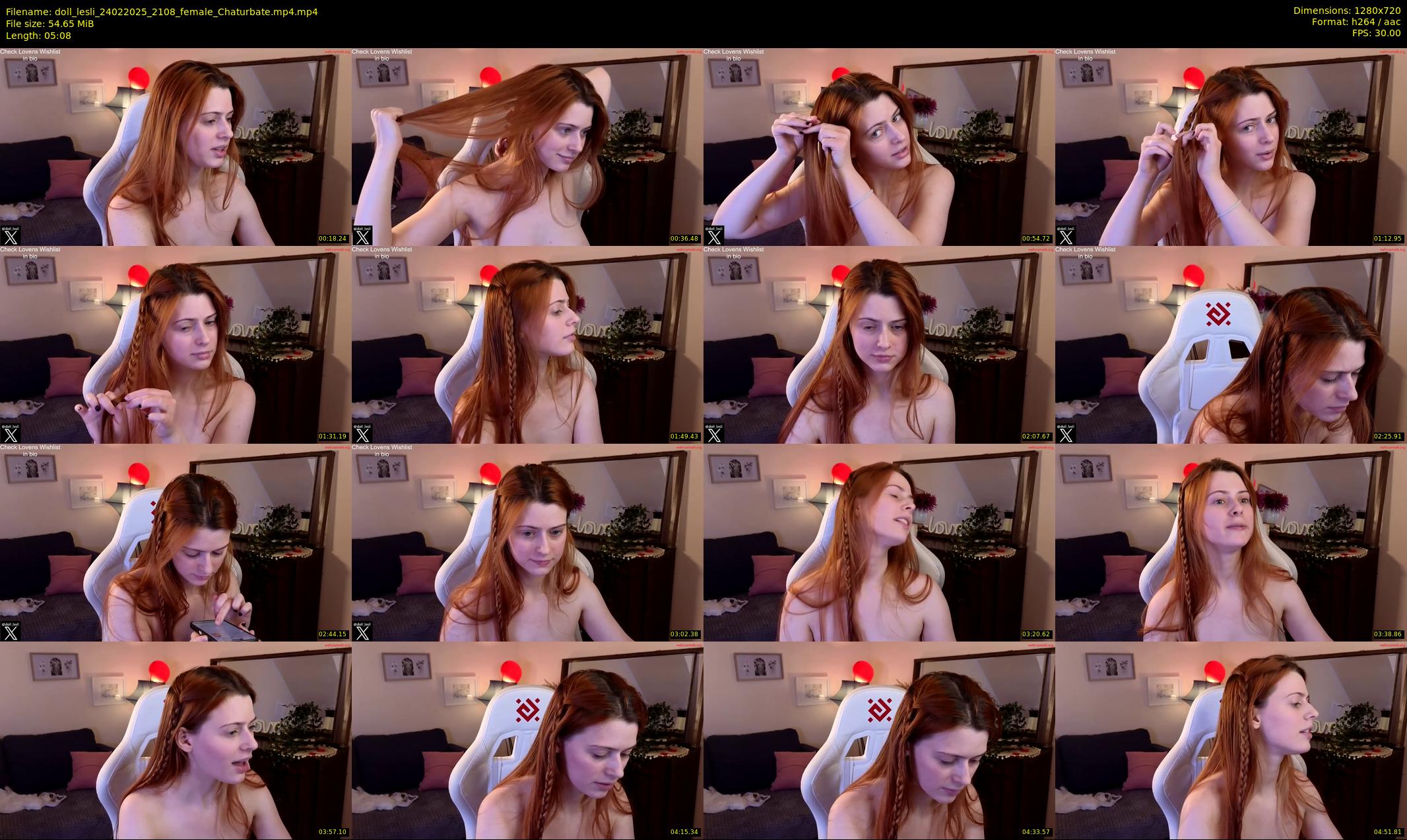 doll_lesli — 6 minute Chaturbate female cam show recording, 720p, Feb 24, 2025