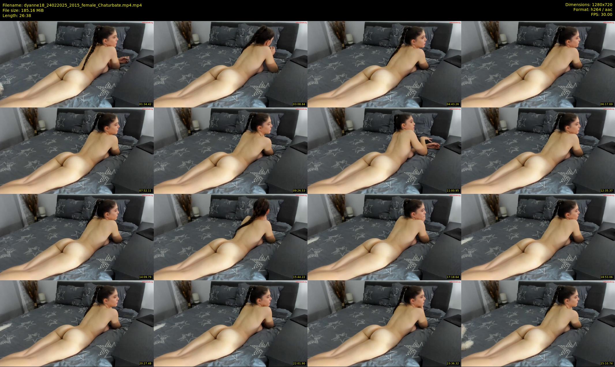 dyanne18 — 27 minute Chaturbate female cam show recording, 720p, Feb 24, 2025
