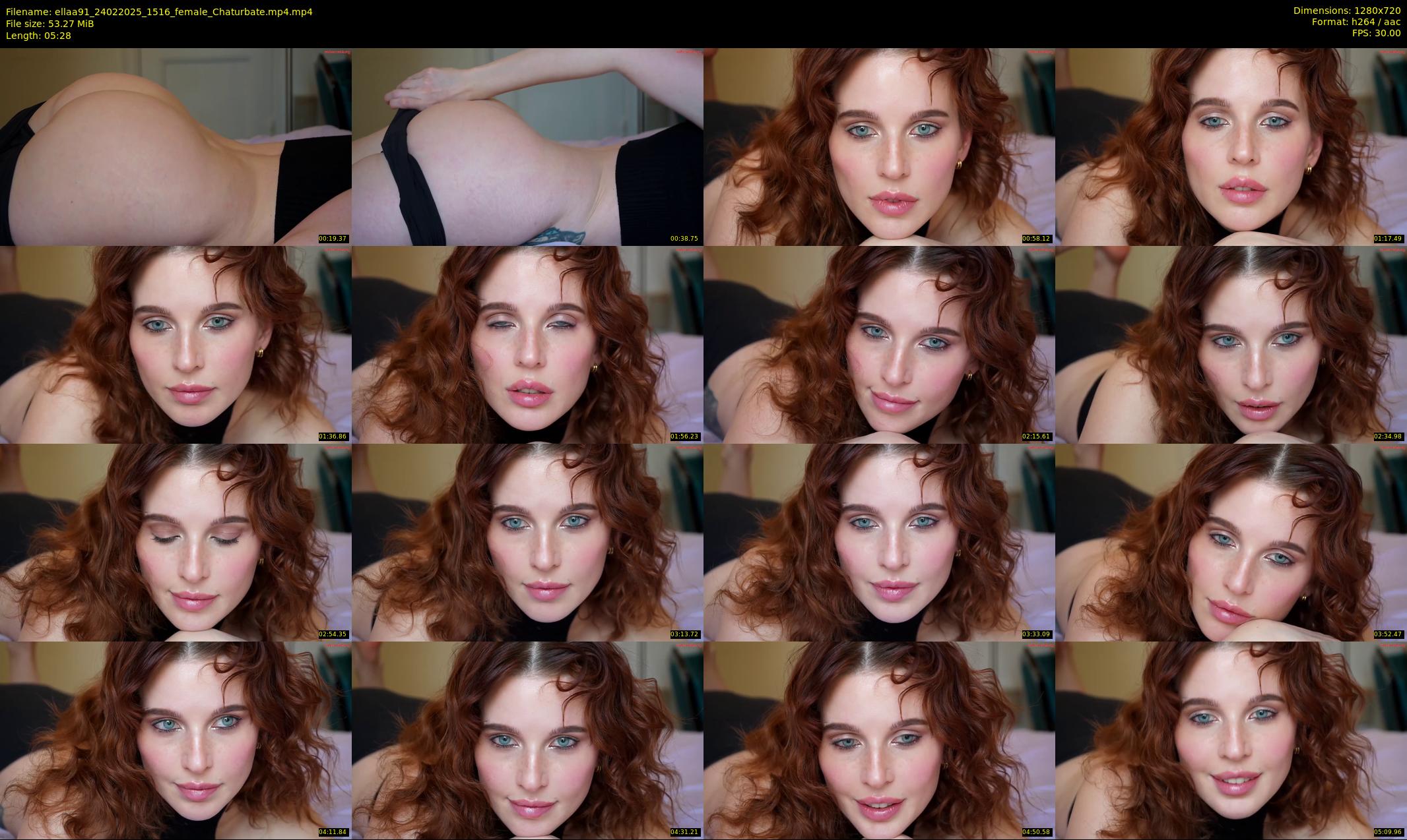 ellaa91 — 6 minute Chaturbate female cam show recording, 720p, Feb 24, 2025