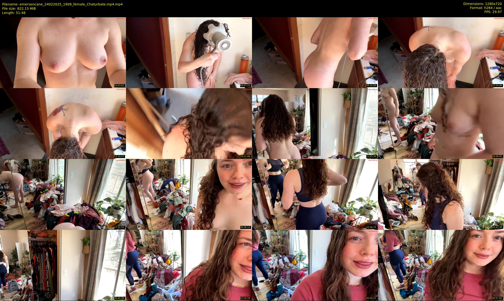 emersoncane — 52 minute Chaturbate female cam show recording, 720p, Feb 24, 2025