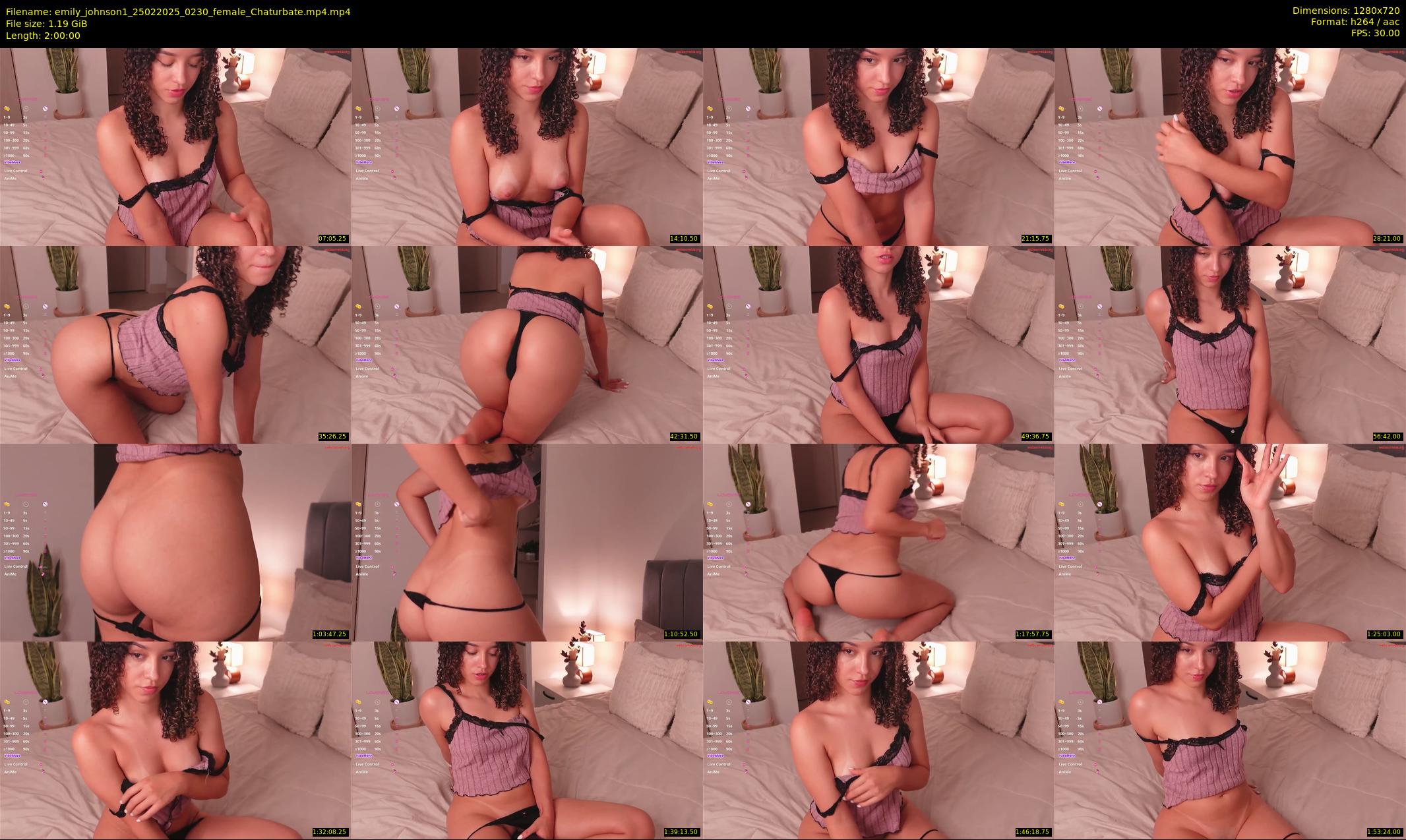 emily_johnson1 — 120 minute Chaturbate female cam show recording, 720p, Feb 25, 2025