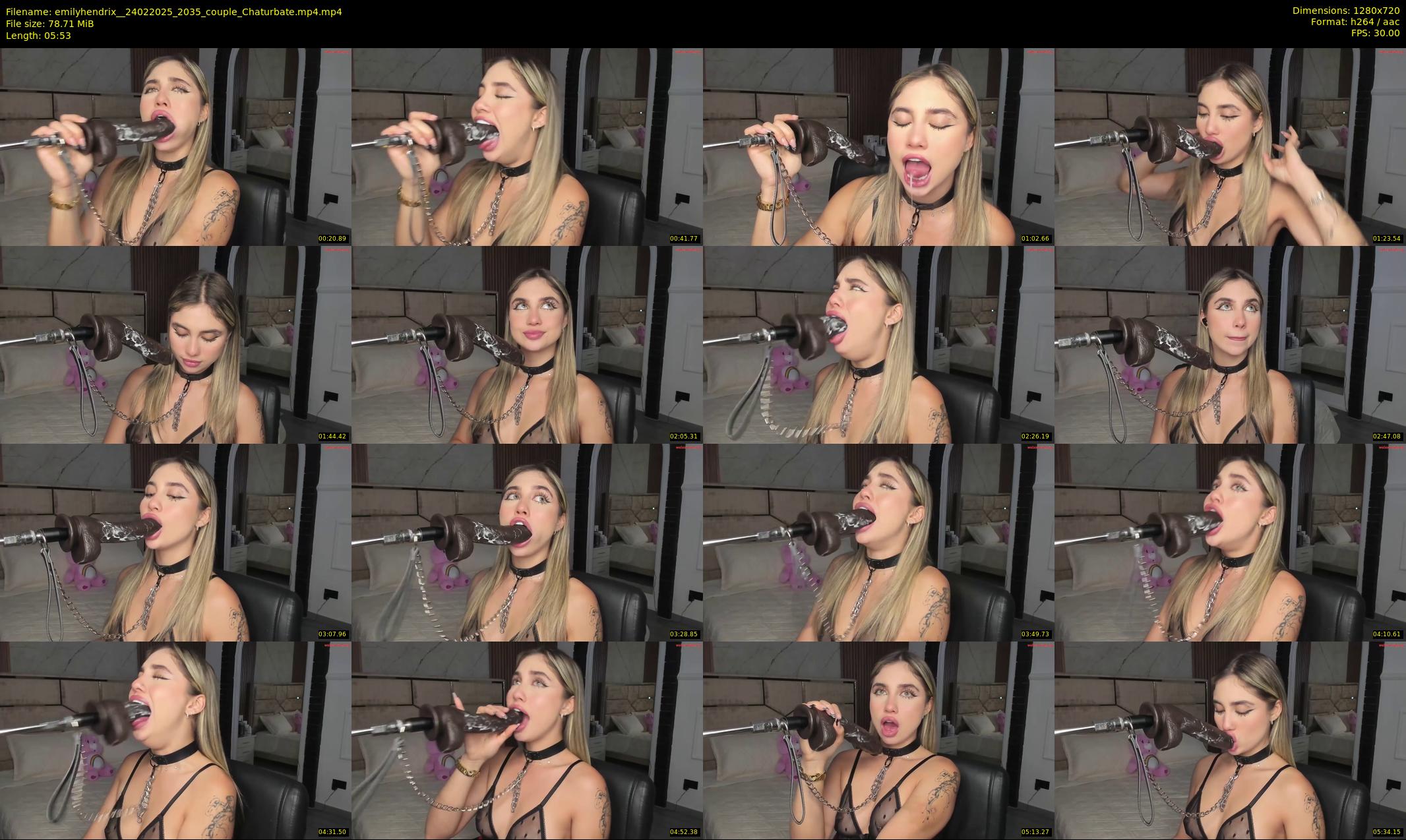 emilyhendrix_ — 6 minute Chaturbate couple cam show recording, 720p, Feb 24, 2025