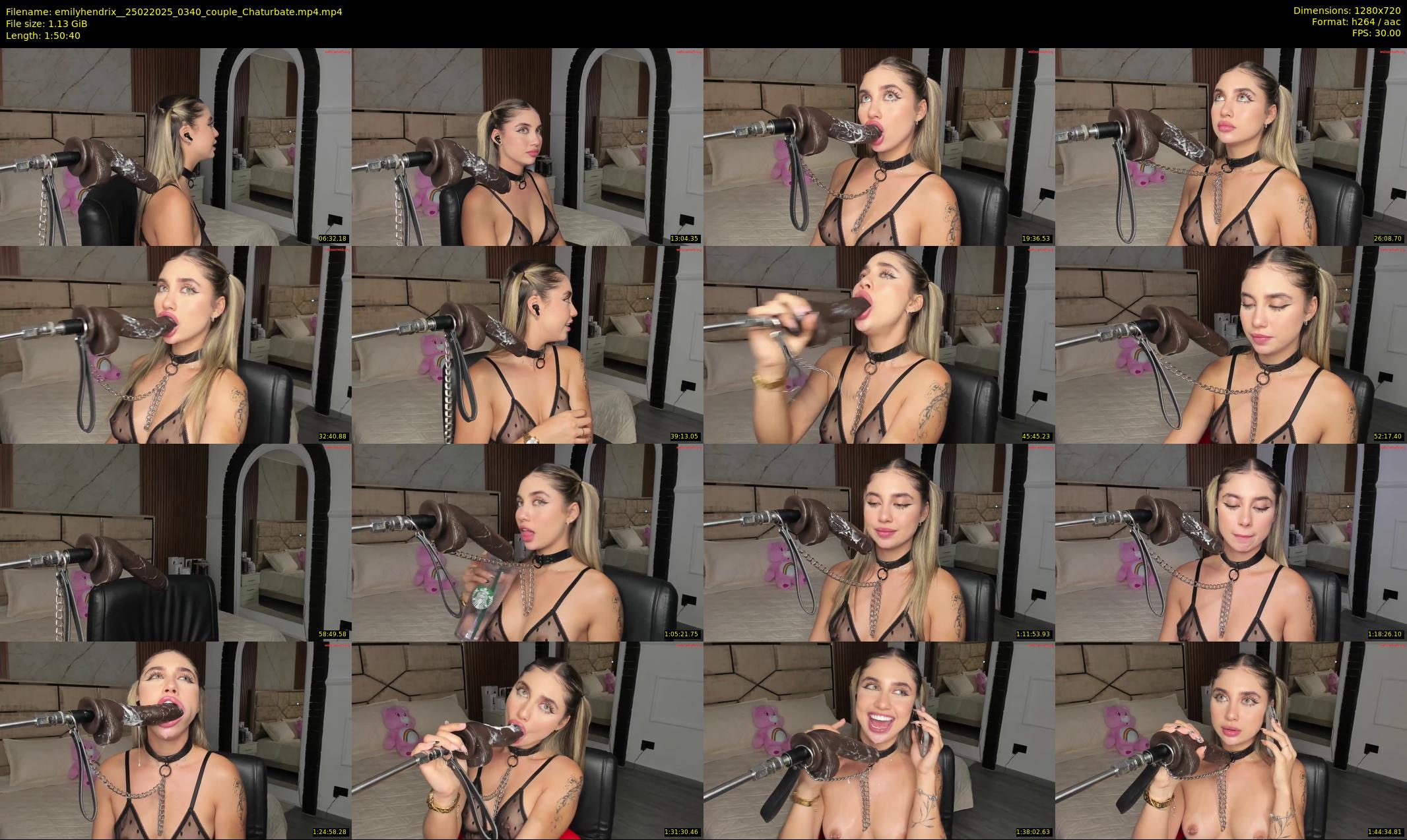 emilyhendrix_ — 111 minute Chaturbate couple cam show recording, 720p, Feb 25, 2025
