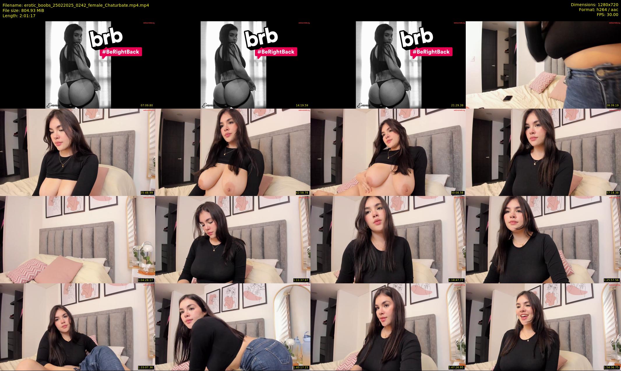 erotic_boobs — 122 minute Chaturbate female cam show recording, 720p, Feb 25, 2025
