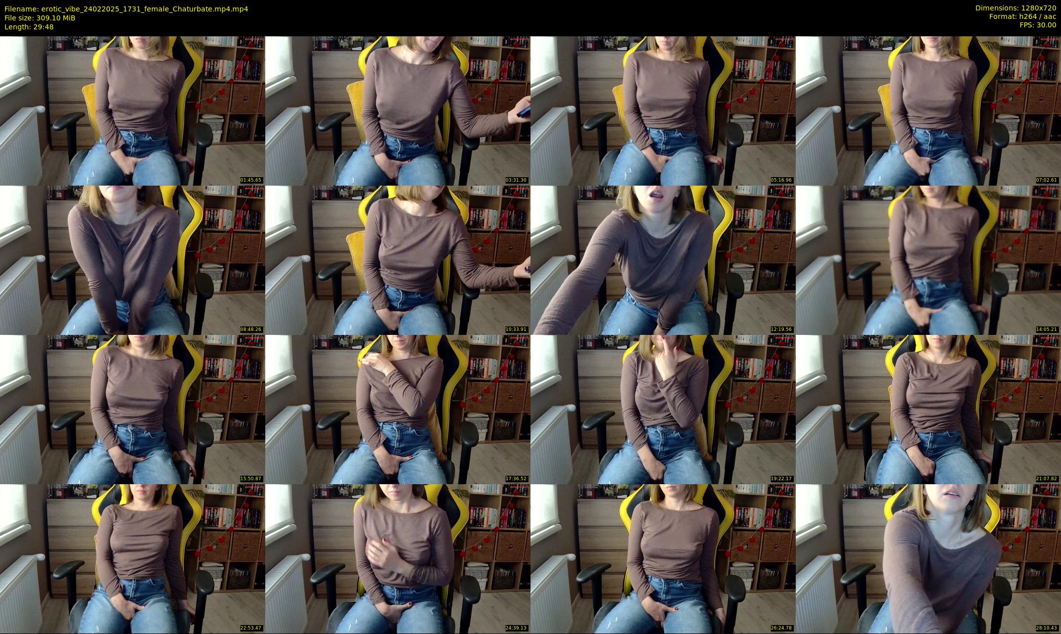 erotic_vibe — 30 minute Chaturbate female cam show recording, 720p, Feb 24, 2025