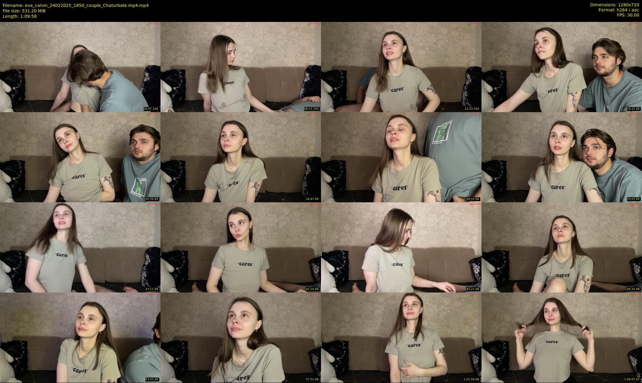 eva_calvin — 70 minute Chaturbate couple cam show recording, 720p, Feb 24, 2025