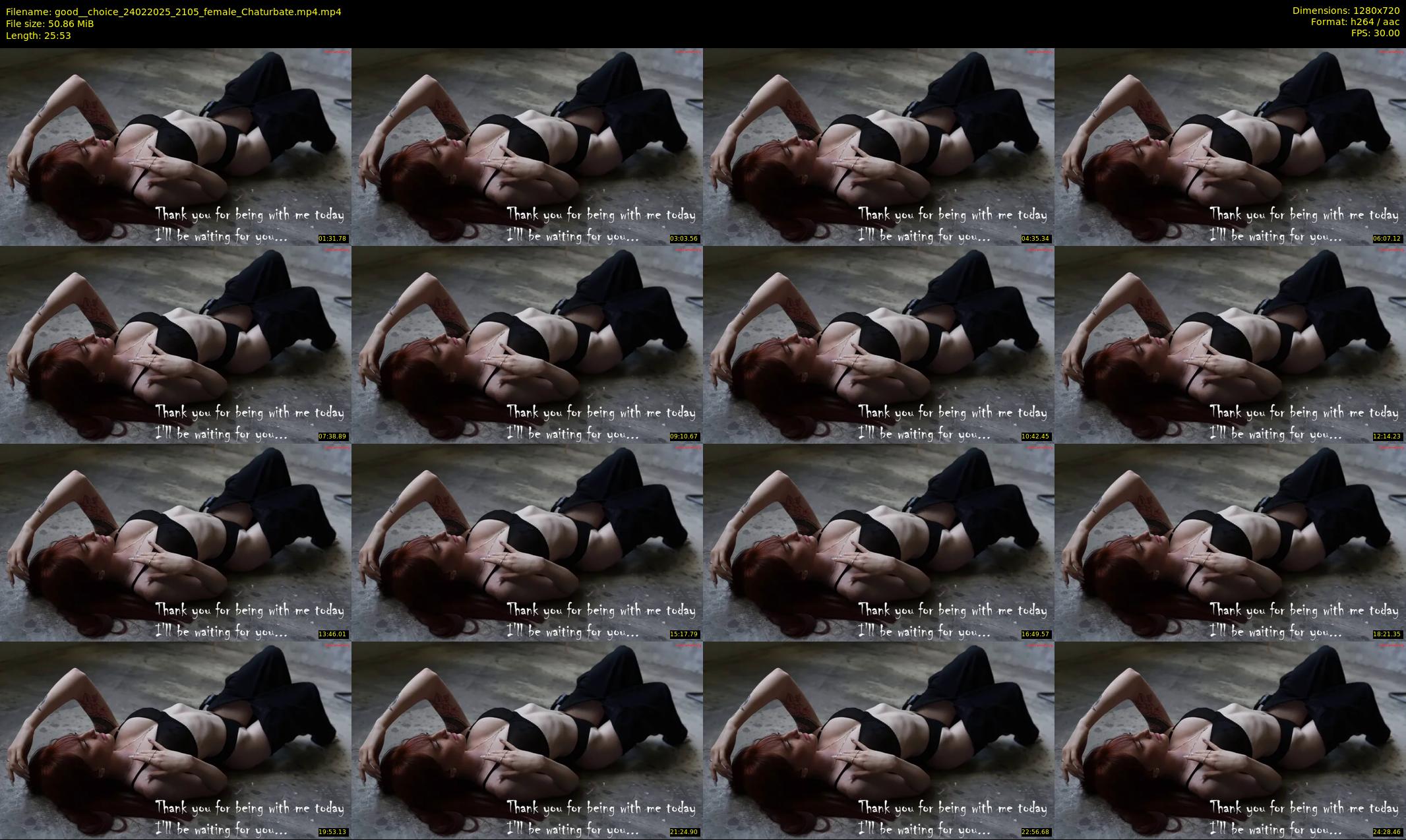 good__choice — 26 minute Chaturbate female cam show recording, 720p, Feb 24, 2025