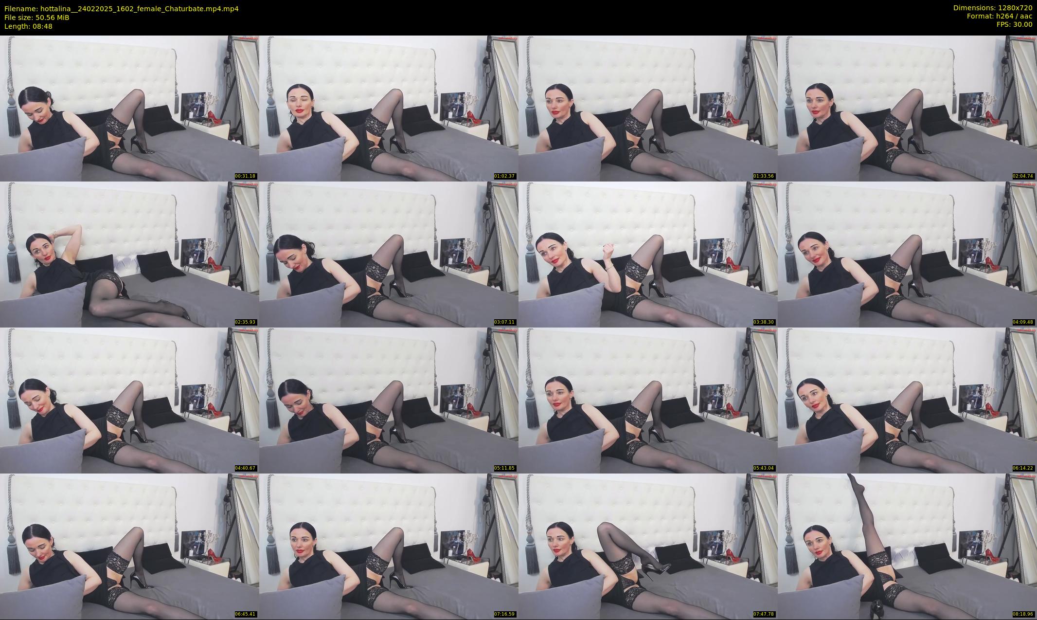 hottalina_ — 9 minute Chaturbate female cam show recording, 720p, Feb 24, 2025