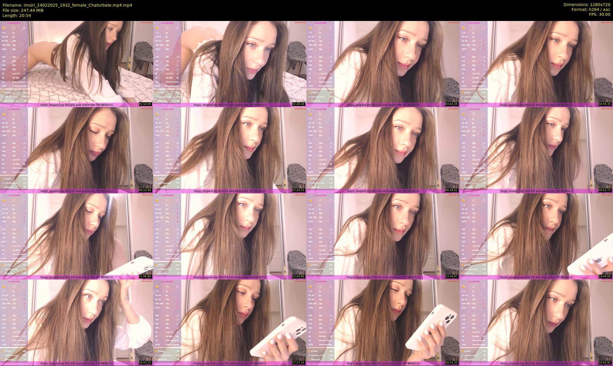 imsiri — 21 minute Chaturbate female cam show recording, 720p, Feb 24, 2025