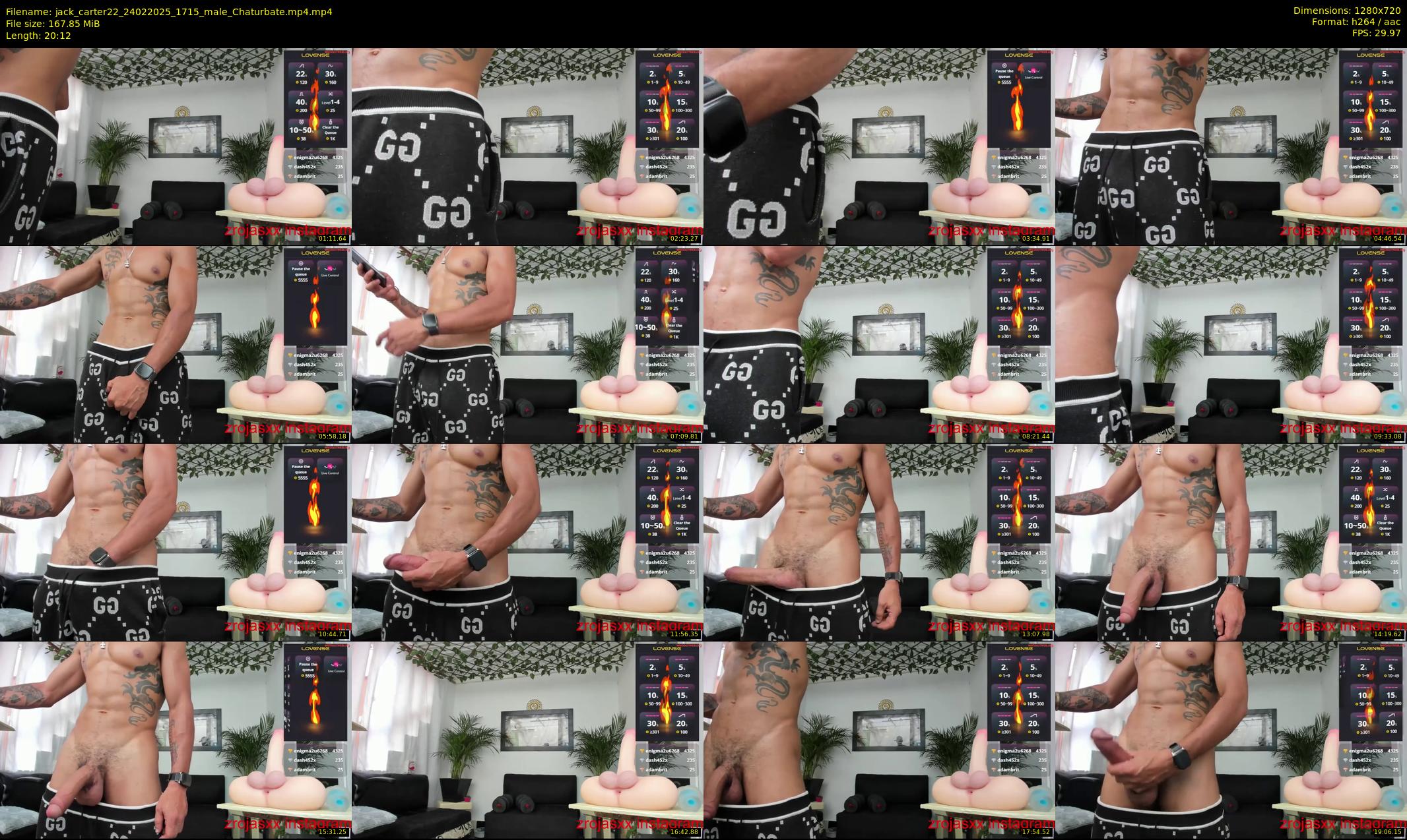 jack_carter22 — 21 minute Chaturbate male cam show recording, 720p, Feb 24, 2025