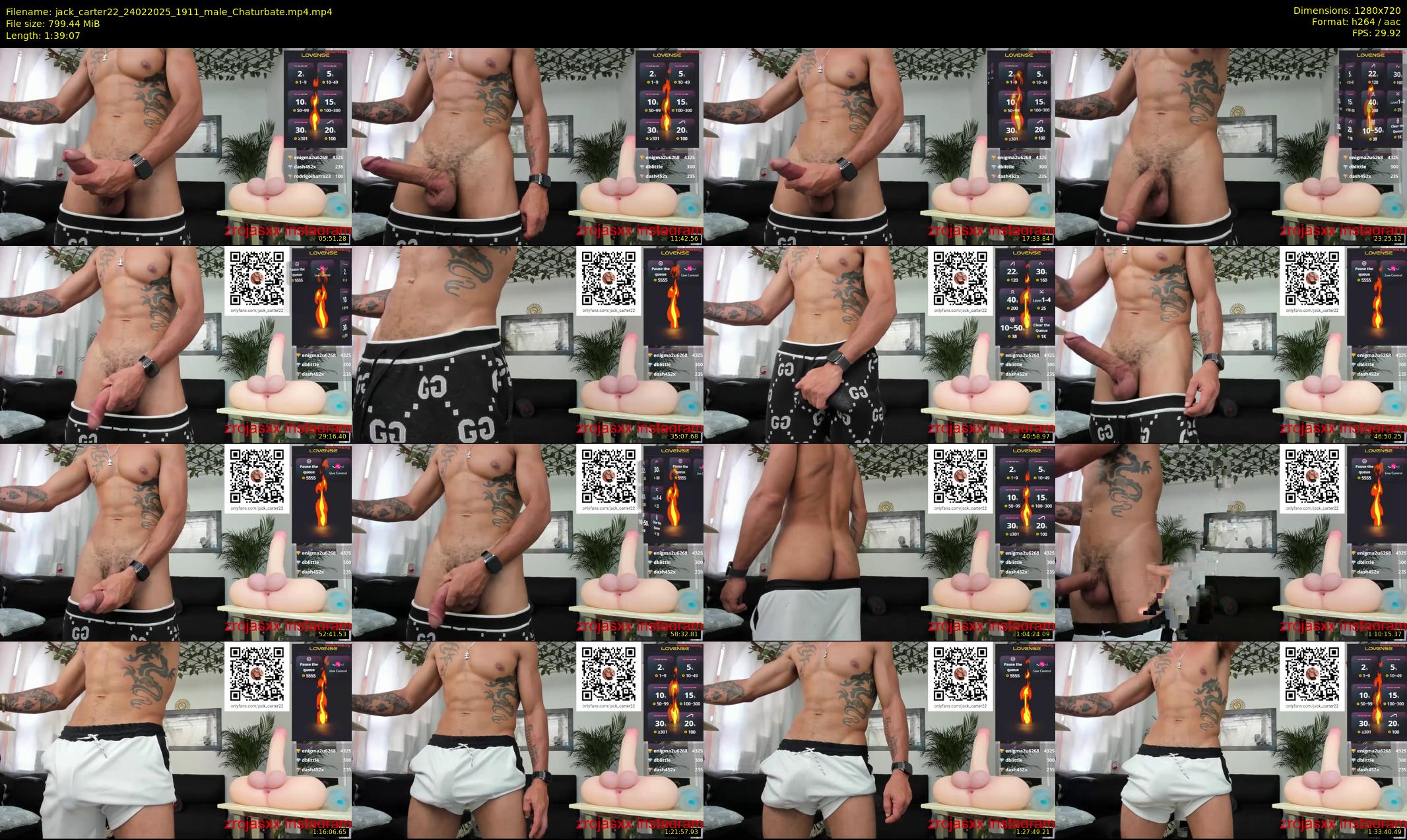 jack_carter22 — 100 minute Chaturbate male cam show recording, 720p, Feb 24, 2025