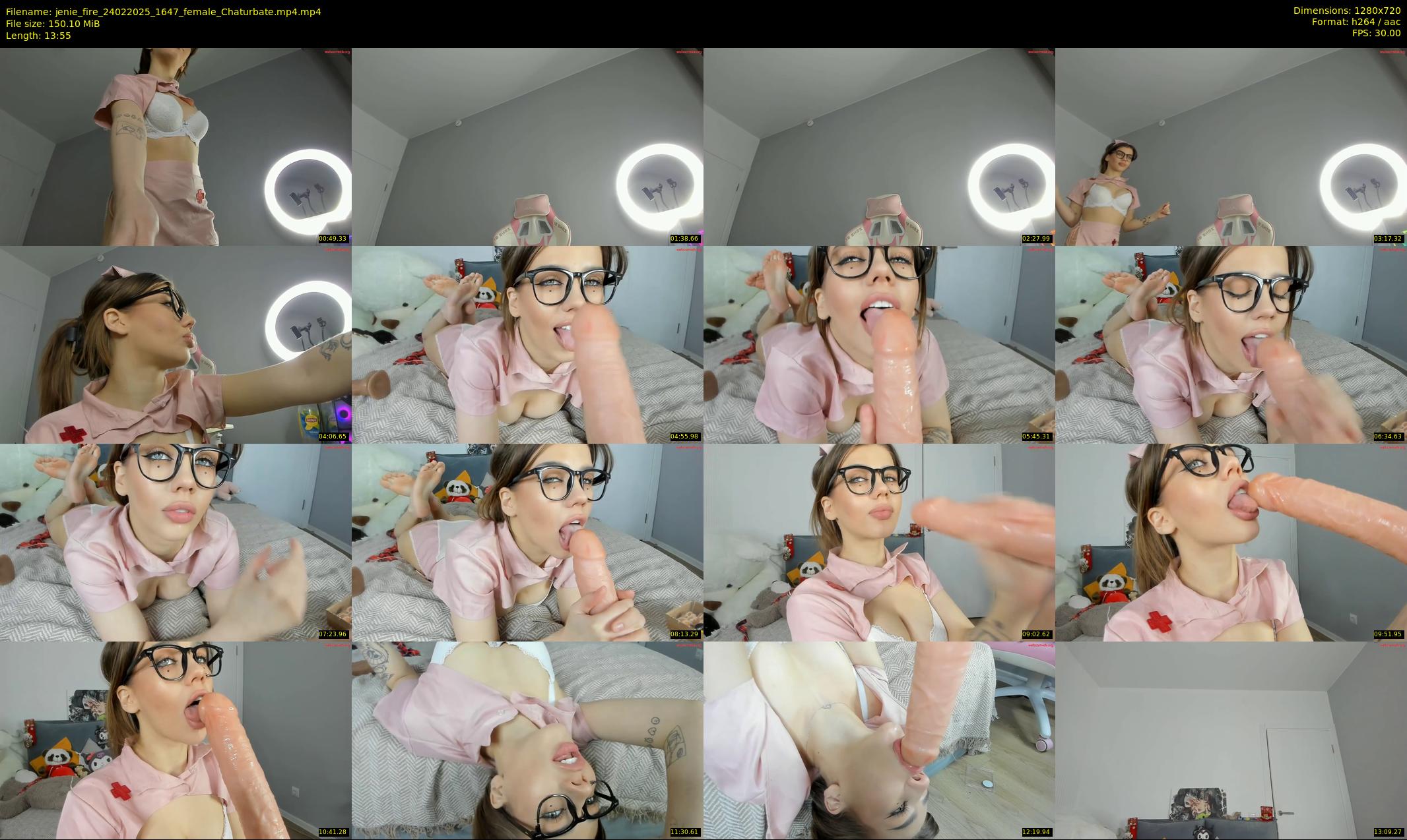 jenie_fire — 14 minute Chaturbate female cam show recording, 720p, Feb 24, 2025