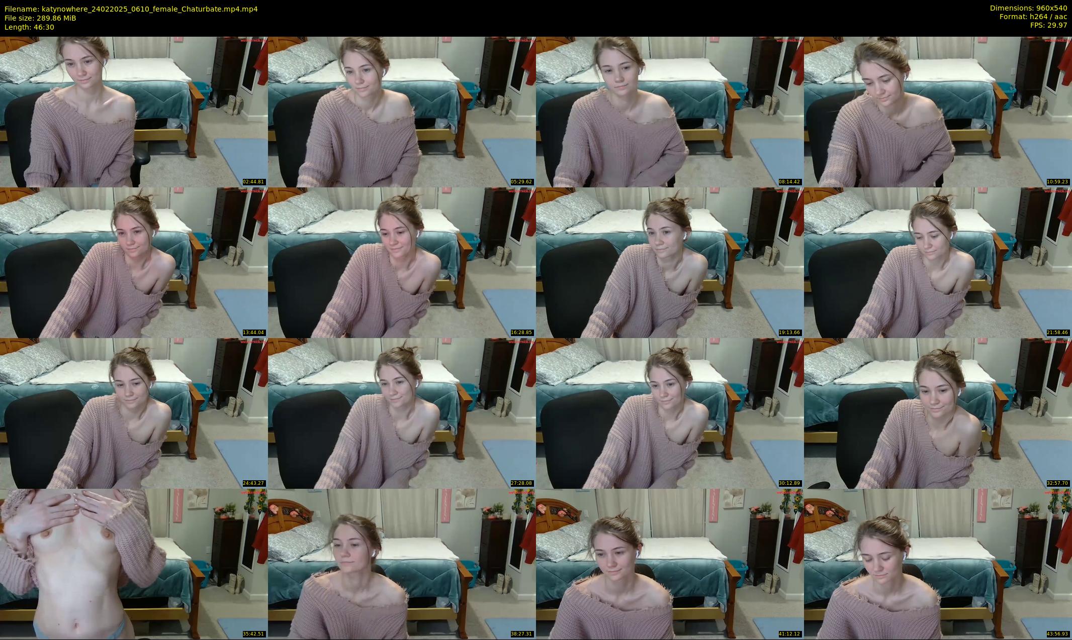 katynowhere — 47 minute Chaturbate female cam show recording, 480p, Feb 24, 2025