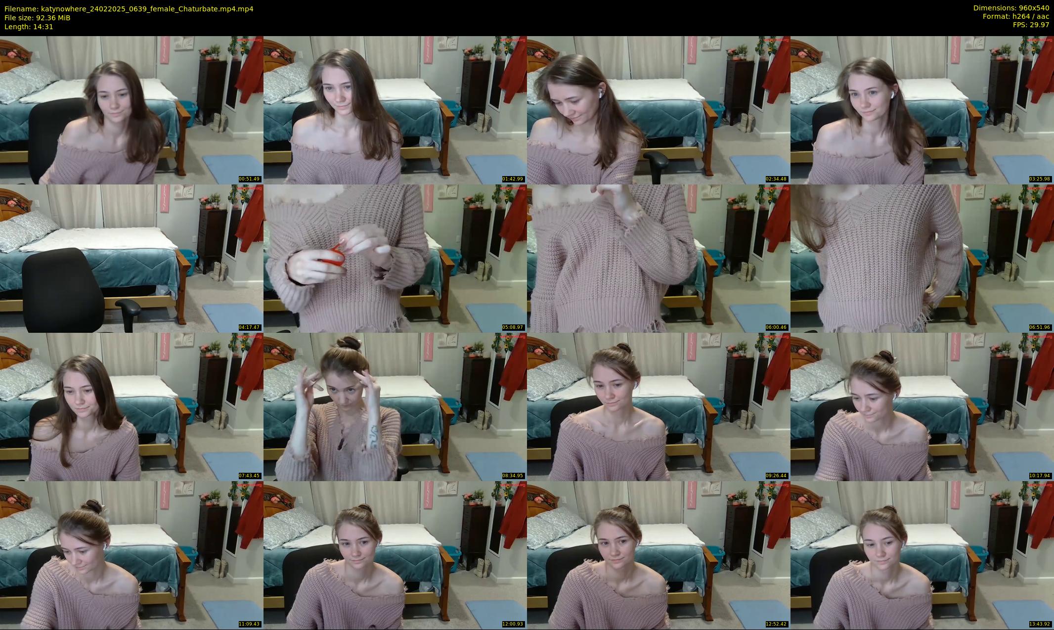 katynowhere — 15 minute Chaturbate female cam show recording, 480p, Feb 24, 2025