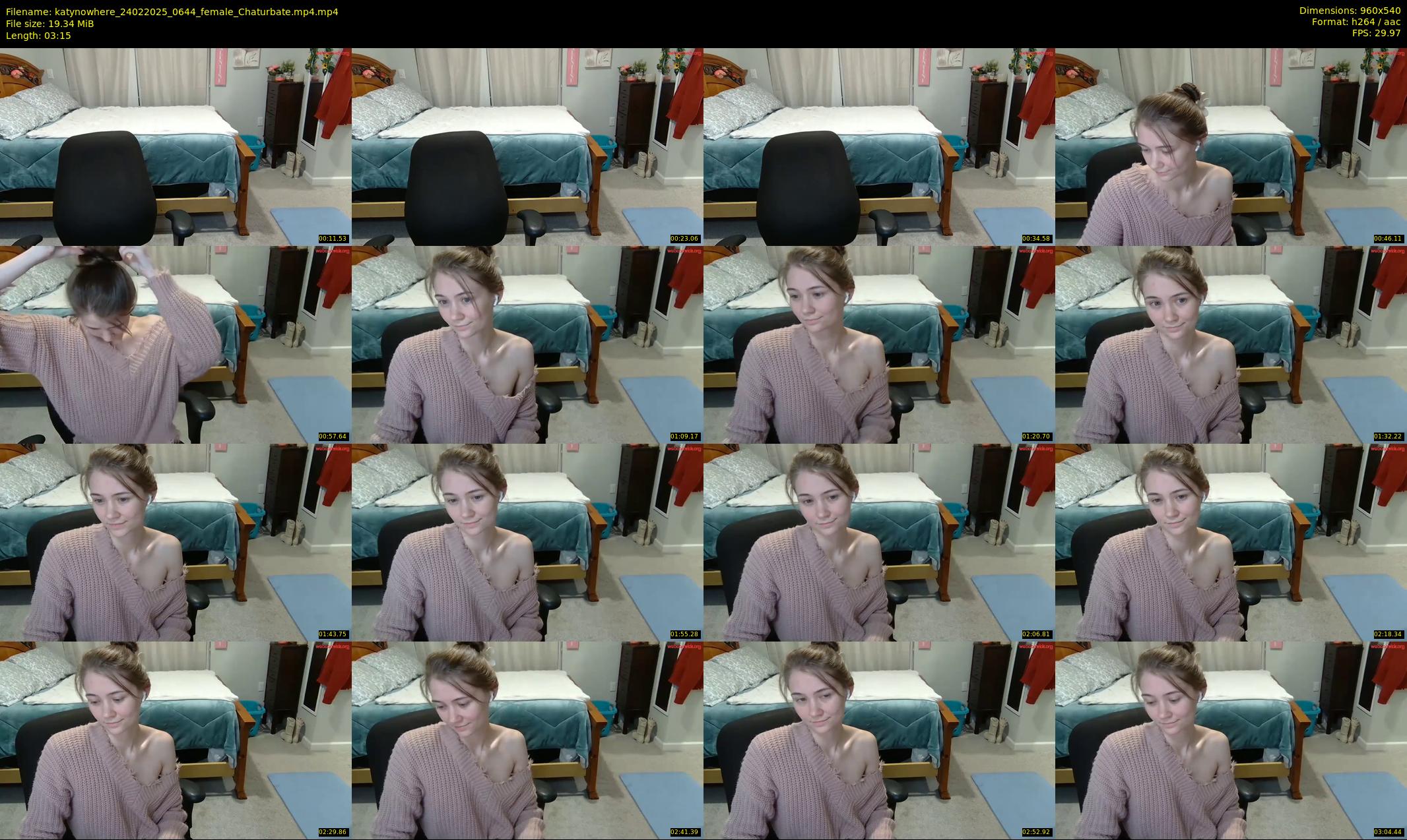 katynowhere — 4 minute Chaturbate female cam show recording, 480p, Feb 24, 2025