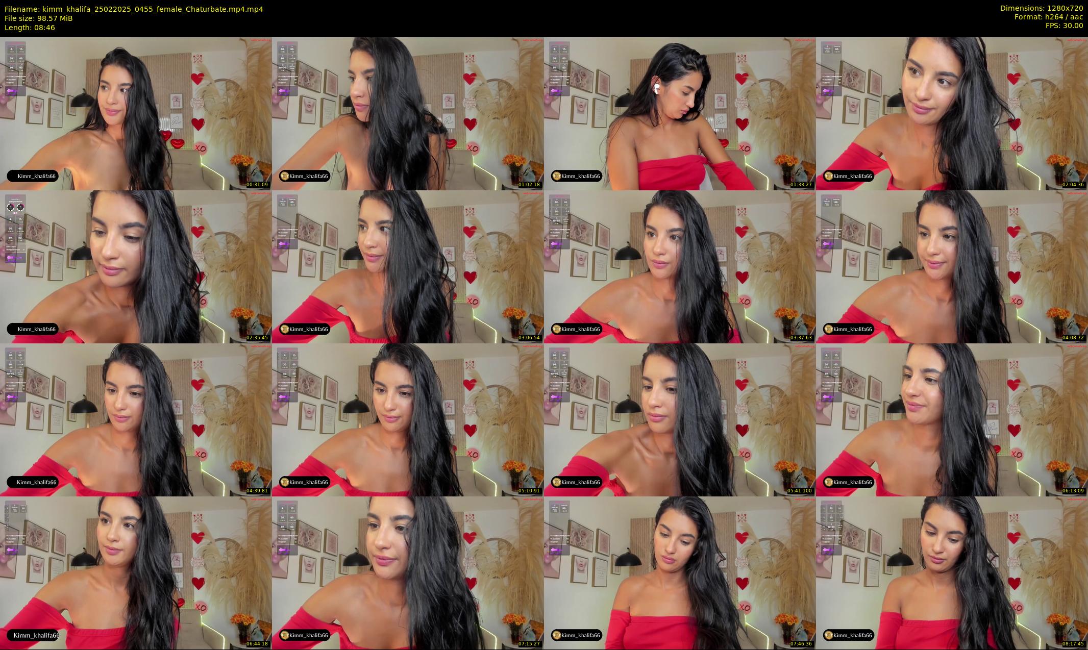 kimm_khalifa — 9 minute Chaturbate female cam show recording, 720p, Feb 25, 2025