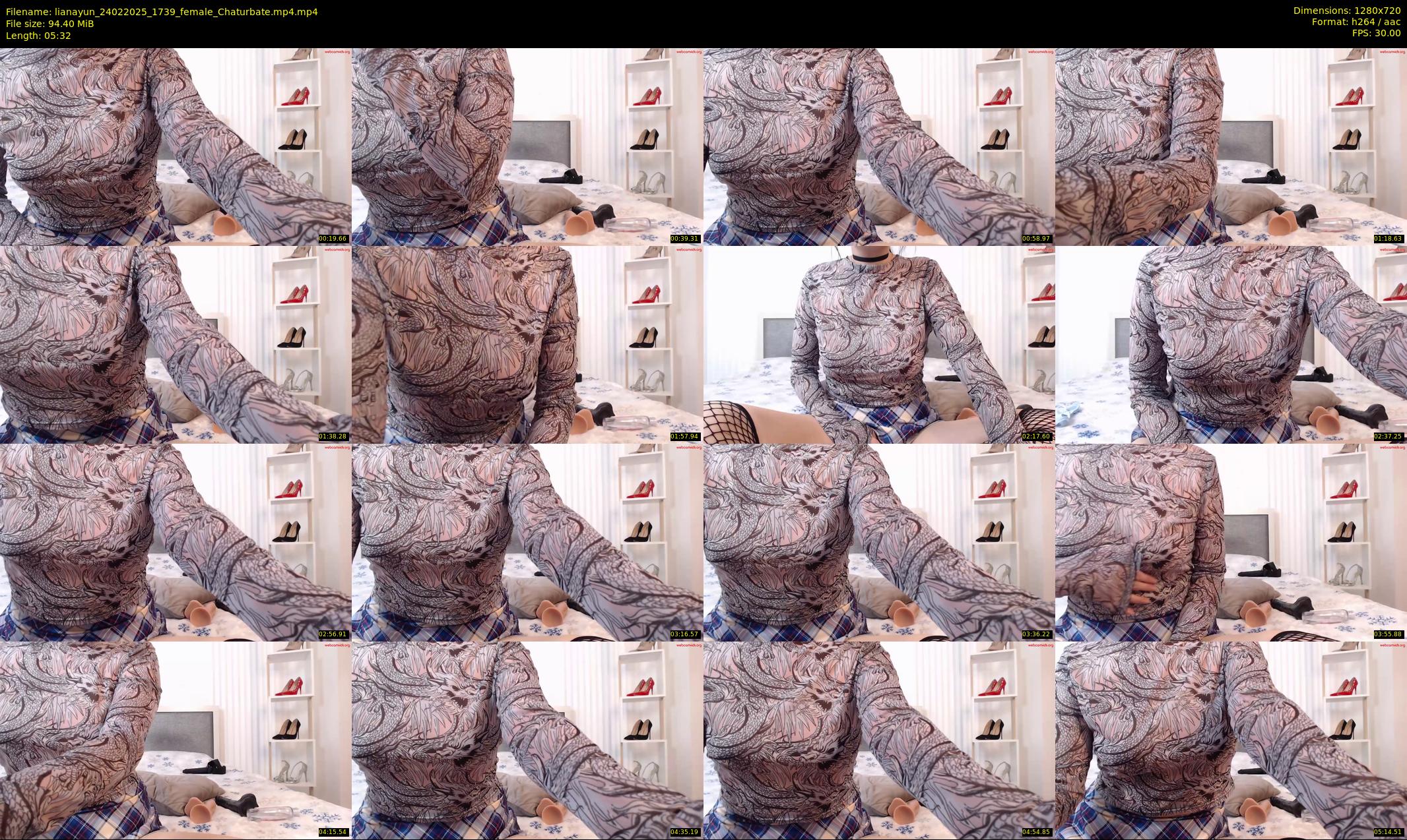lianayun — 6 minute Chaturbate female cam show recording, 720p, Feb 24, 2025