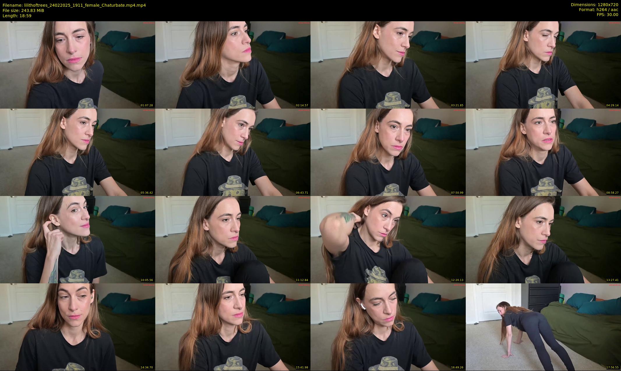 lilithoftrees — 19 minute Chaturbate female cam show recording, 720p, Feb 24, 2025