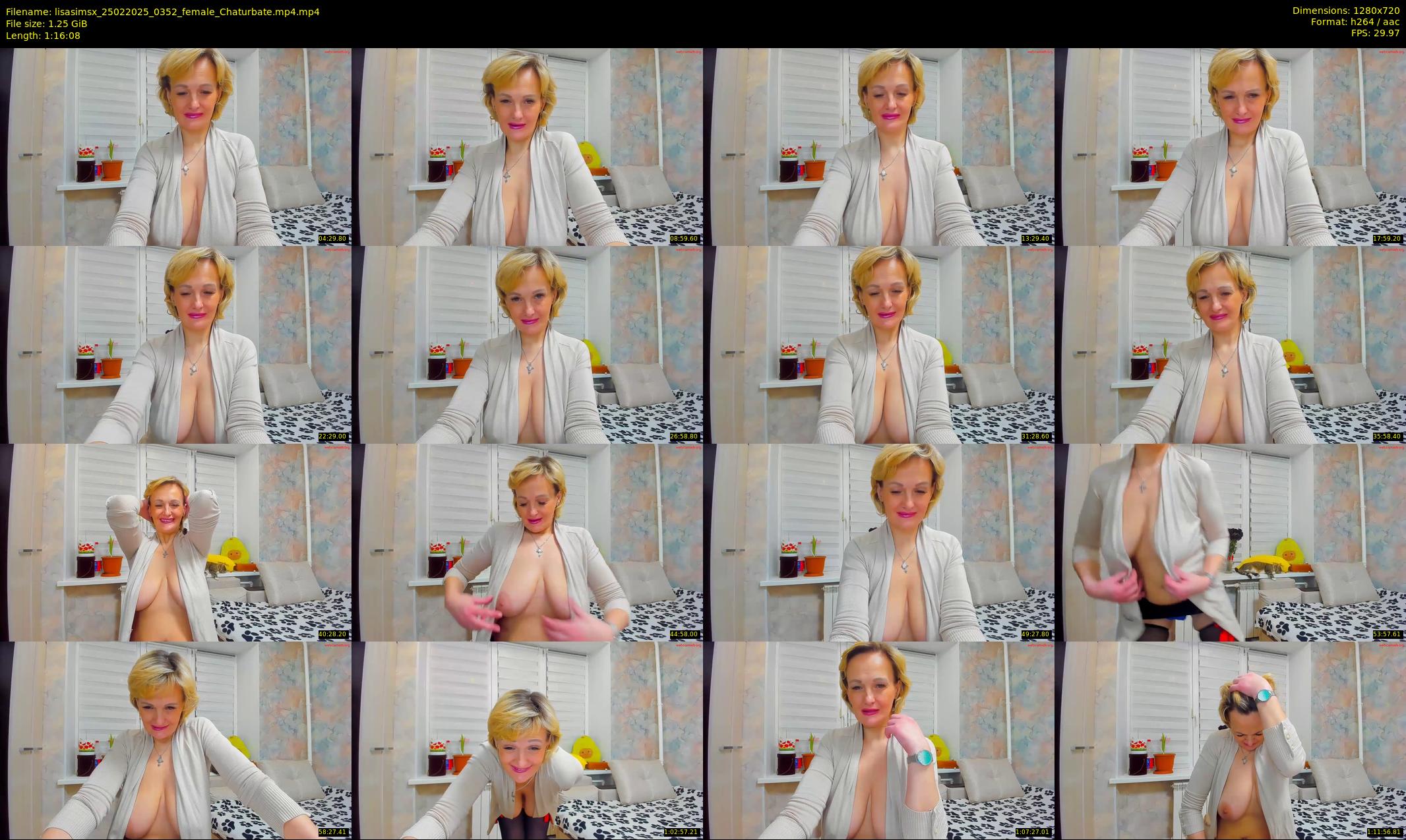 lisasimsx — 77 minute Chaturbate female cam show recording, 720p, Feb 25, 2025