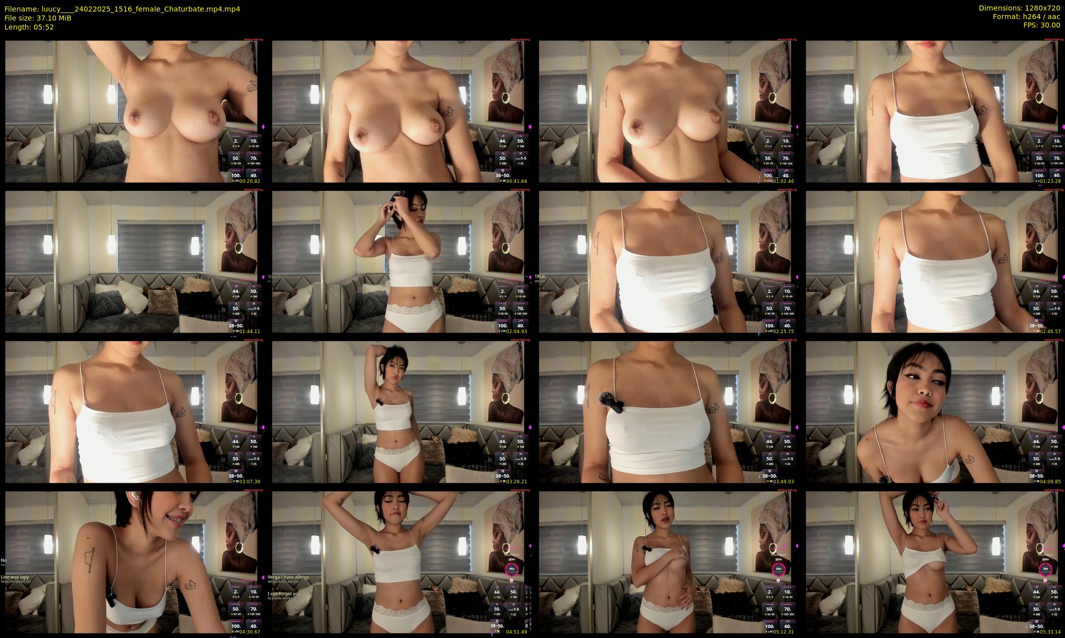 luucy___ — 6 minute Chaturbate female cam show recording, 720p, Feb 24, 2025