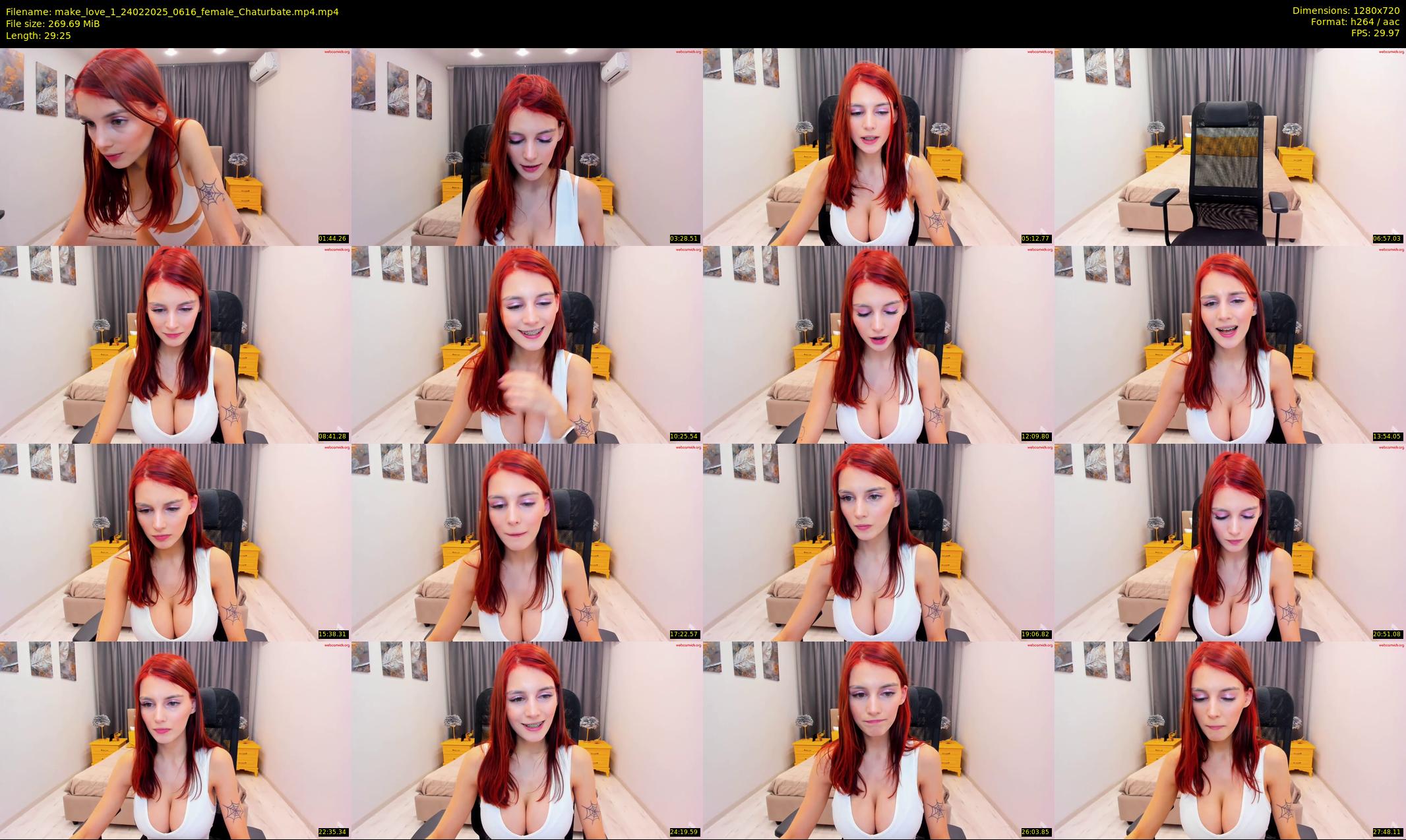 make_love_1 — 30 minute Chaturbate female cam show recording, 720p, Feb 24, 2025