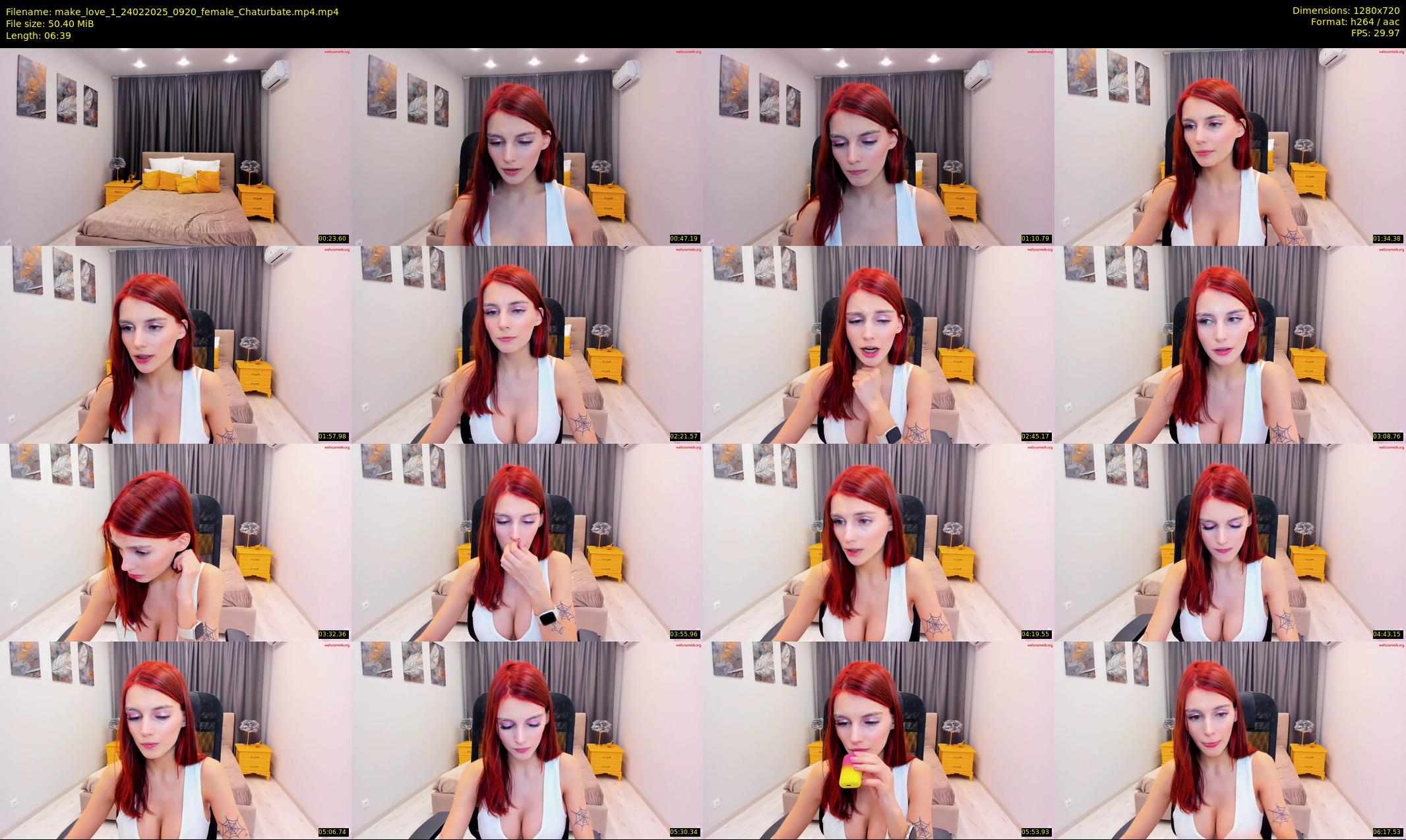 make_love_1 — 7 minute Chaturbate female cam show recording, 720p, Feb 24, 2025