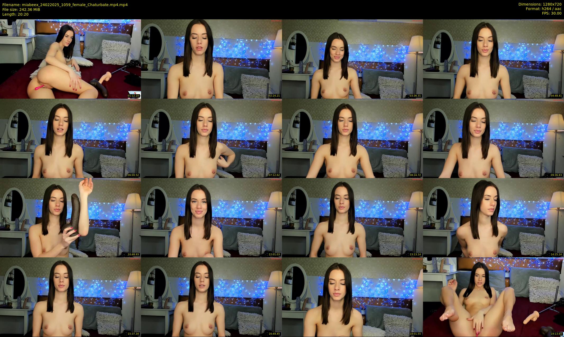 miabeex — 21 minute Chaturbate female cam show recording, 720p, Feb 24, 2025