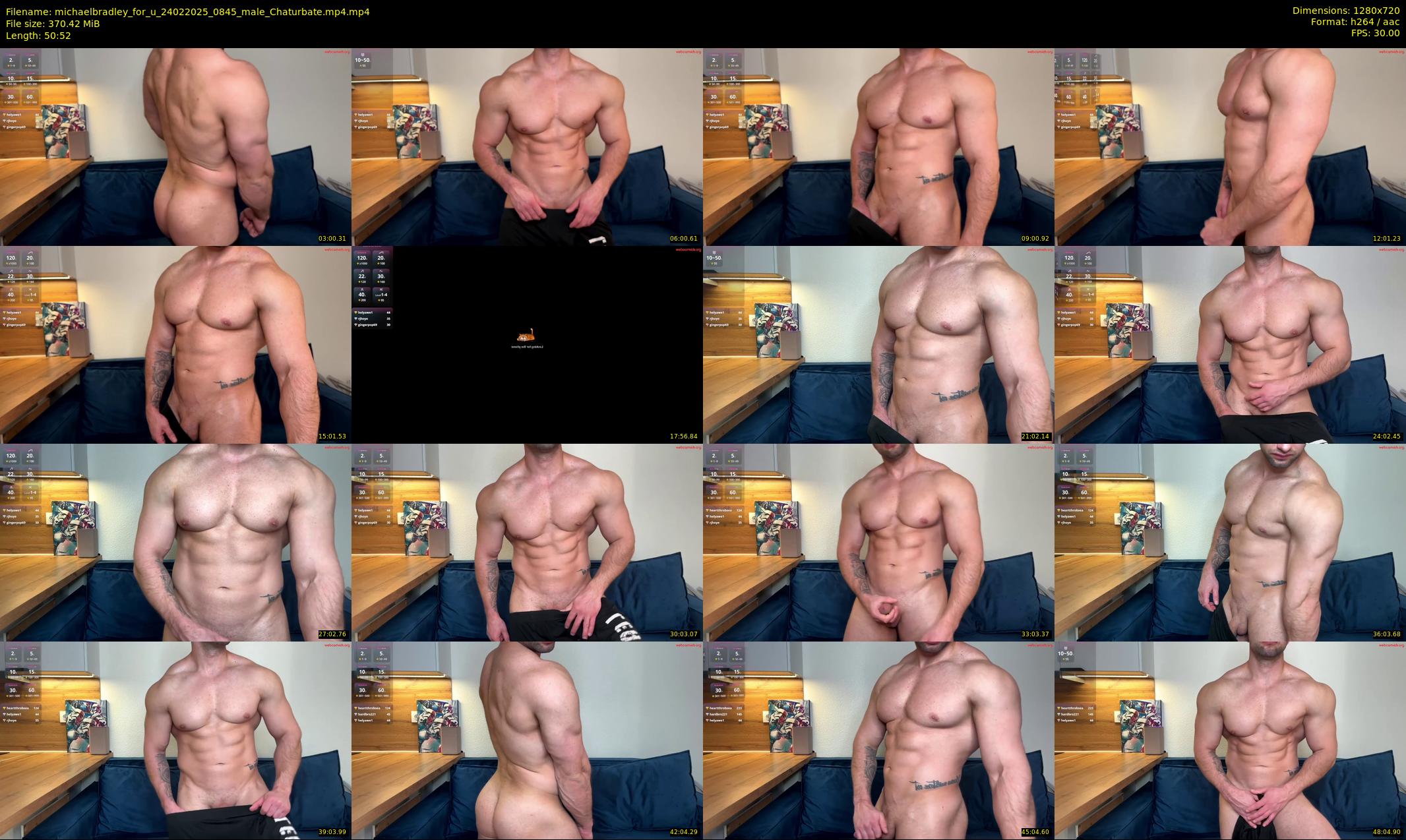 michaelbradley_for_u — 51 minute Chaturbate male cam show recording, 720p, Feb 24, 2025