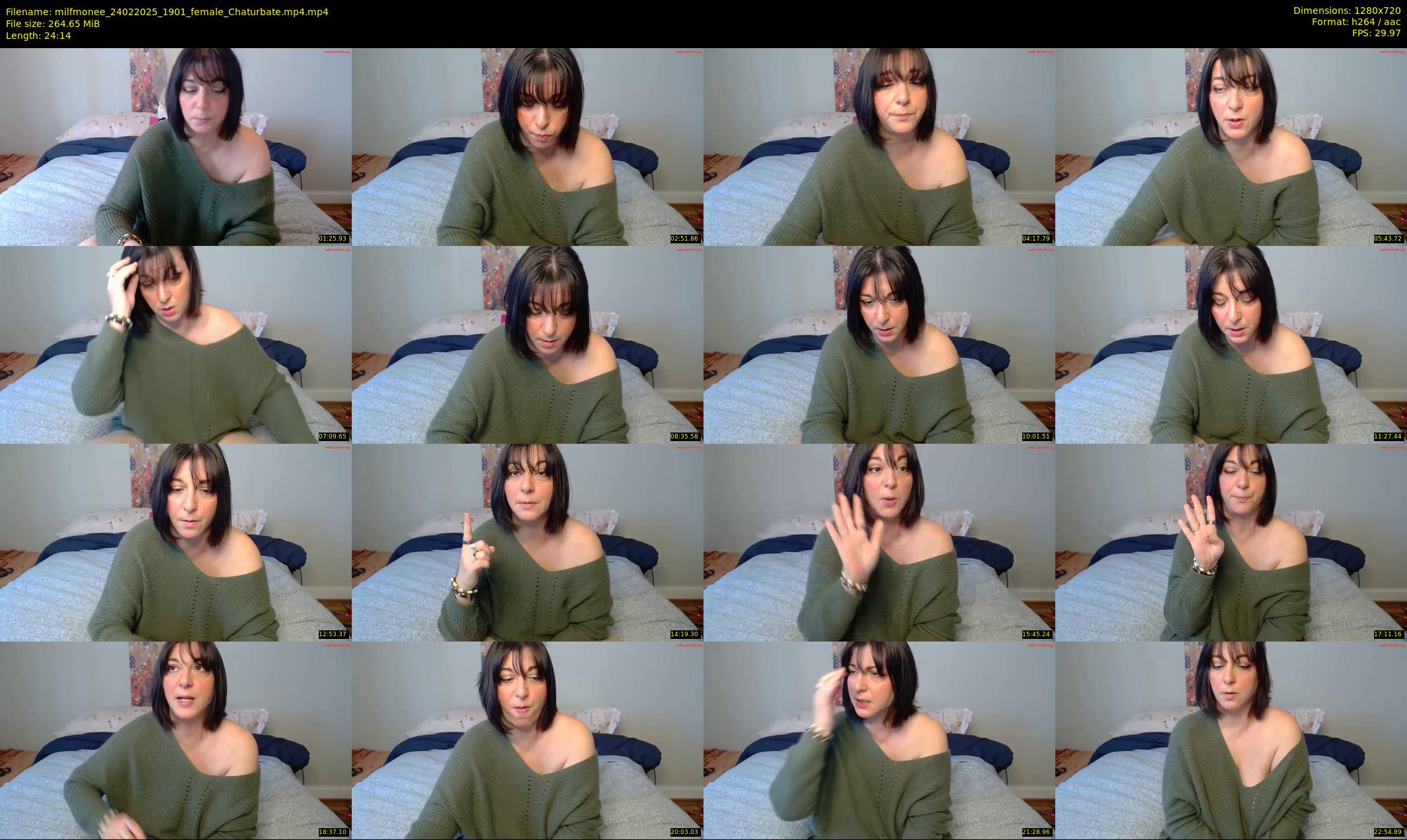 milfmonee — 25 minute Chaturbate female cam show recording, 720p, Feb 24, 2025