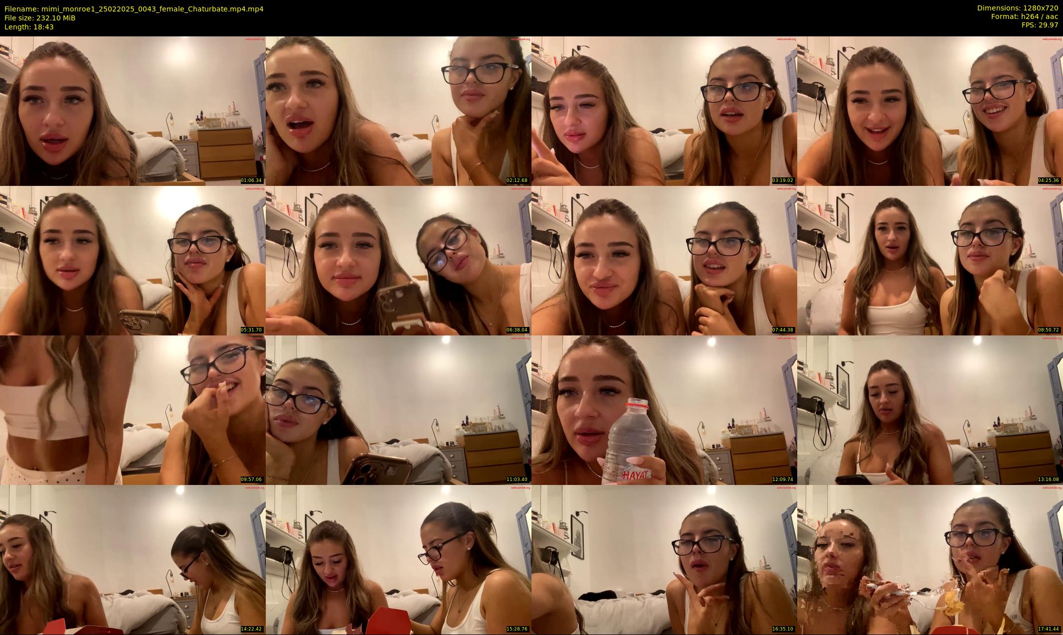 mimi_monroe1 — 19 minute Chaturbate female cam show recording, 720p, Feb 25, 2025