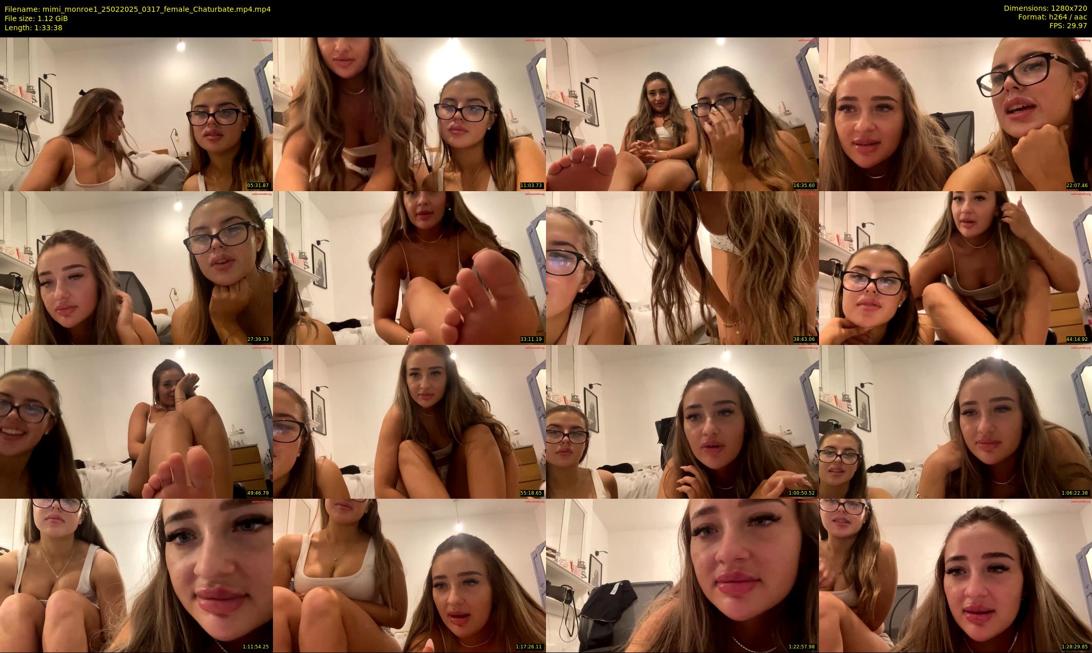 mimi_monroe1 — 94 minute Chaturbate female cam show recording, 720p, Feb 25, 2025