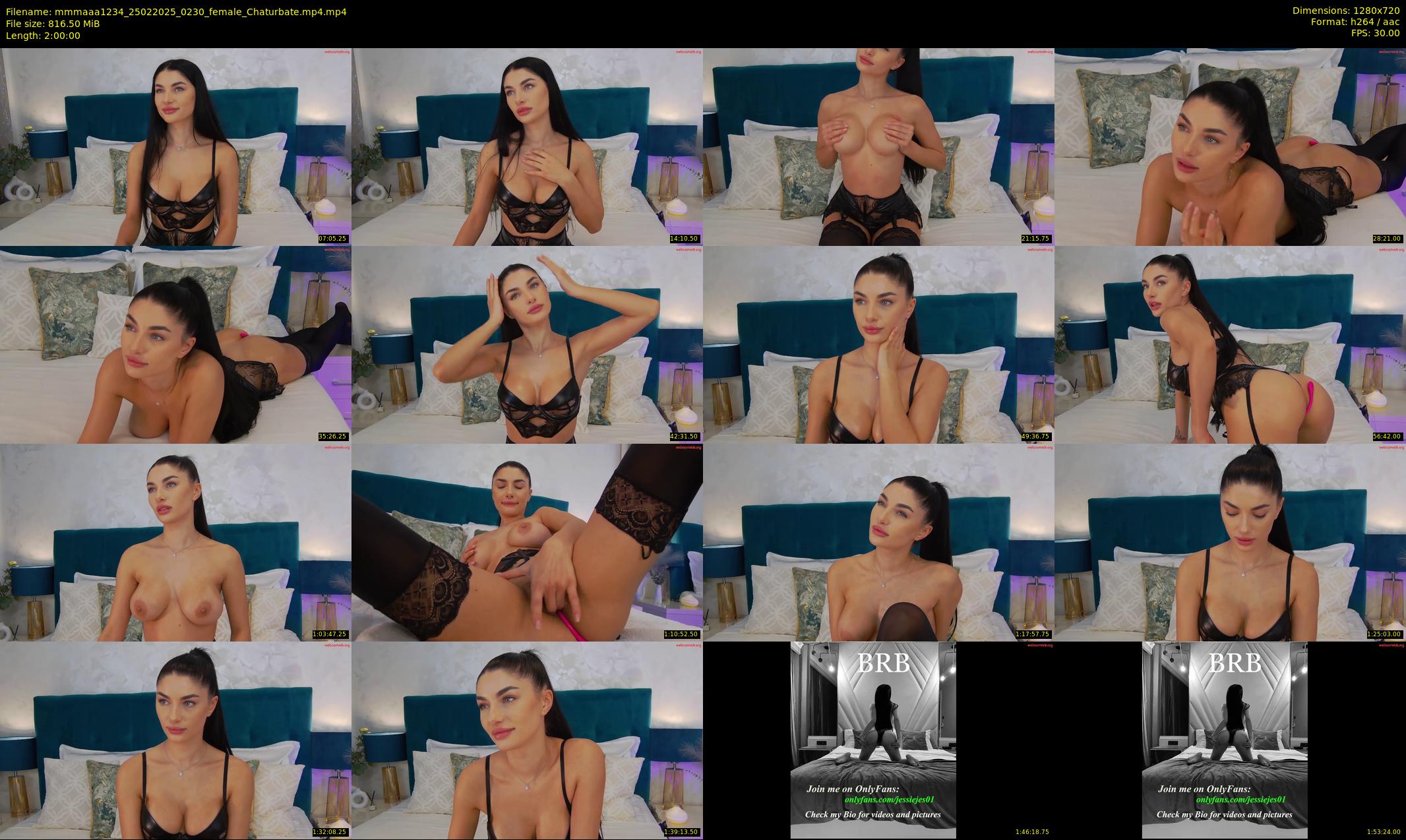 mmmaaa1234 — 120 minute Chaturbate female cam show recording, 720p, Feb 25, 2025