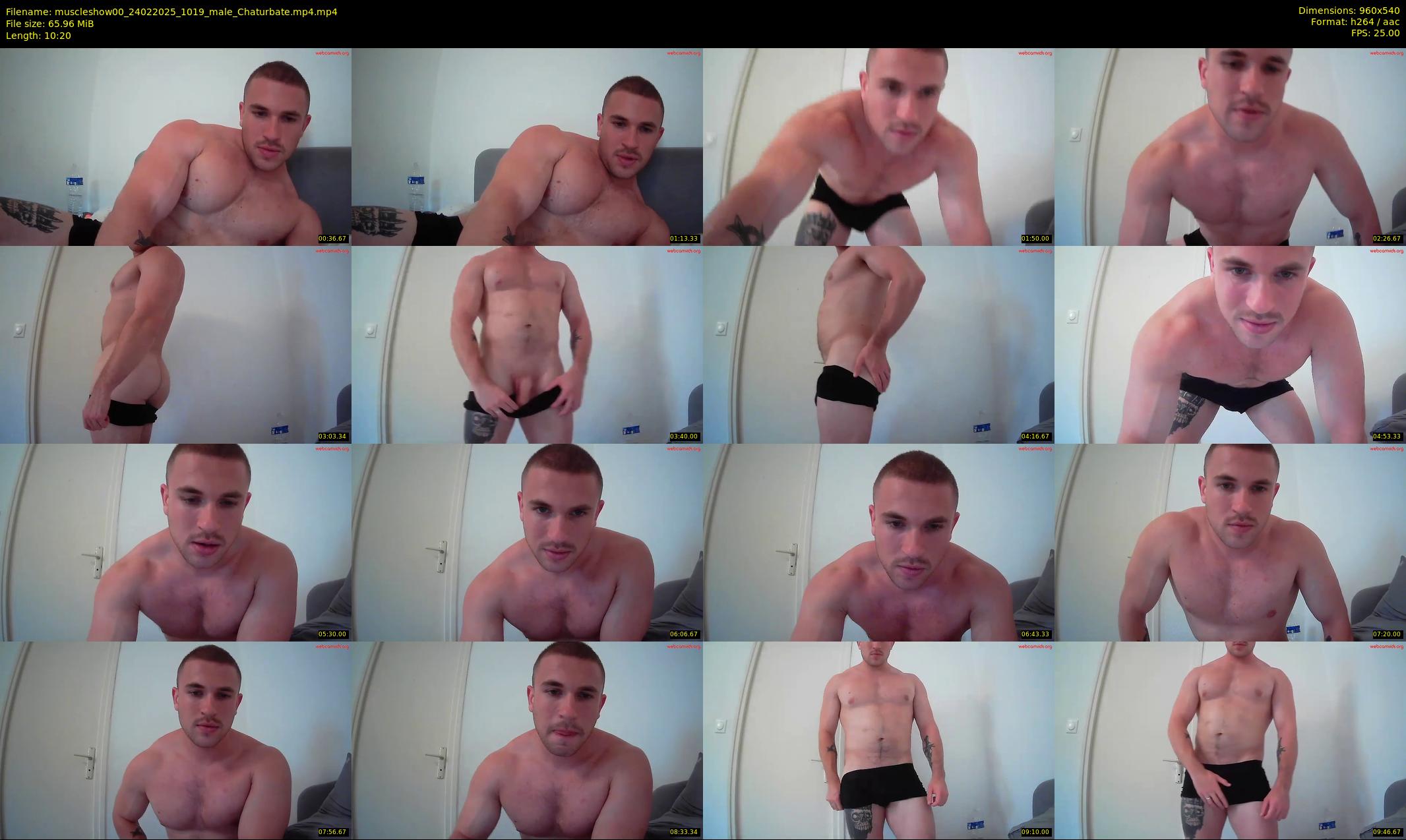 muscleshow00 — 11 minute Chaturbate male cam show recording, 480p, Feb 24, 2025