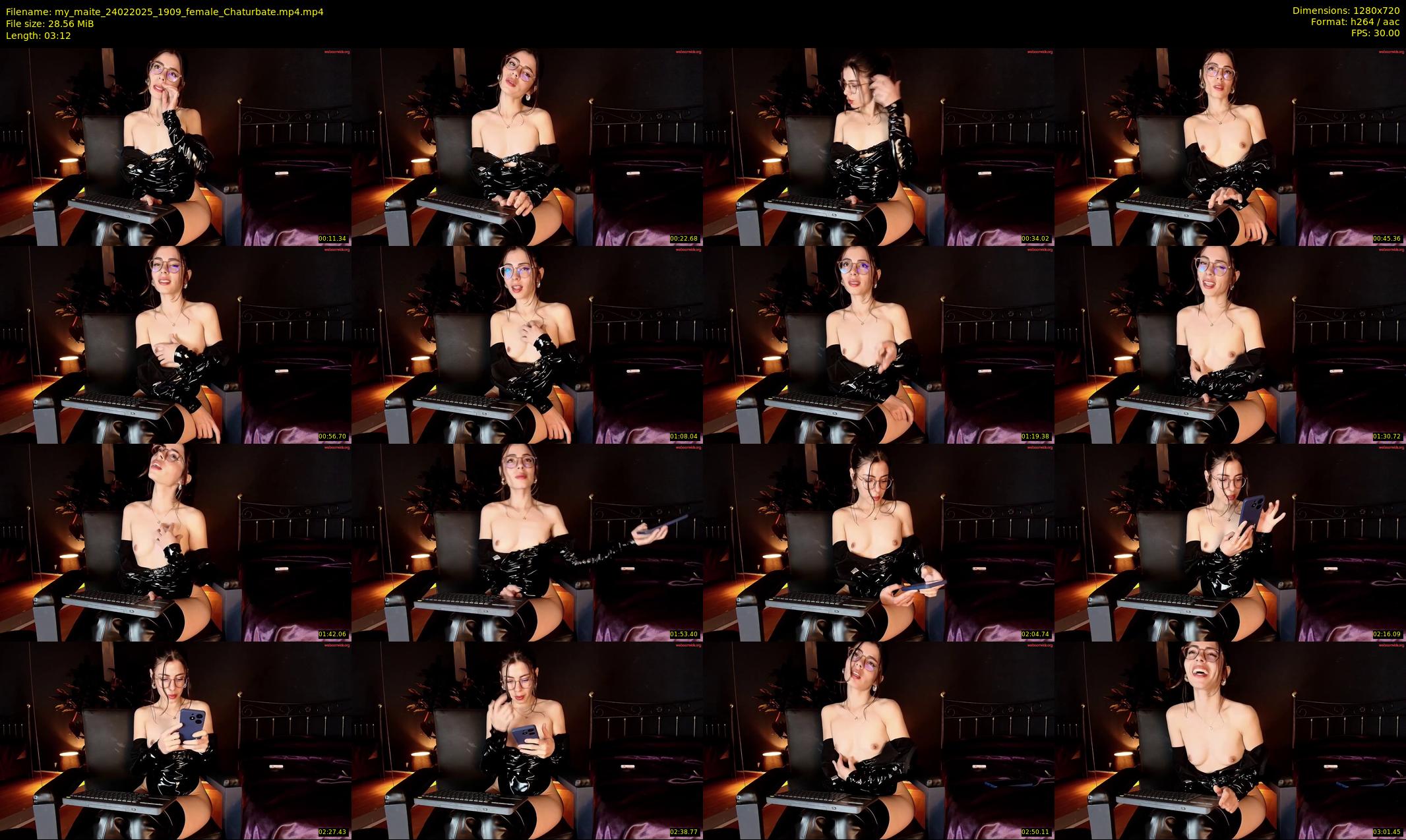 my_maite — 4 minute Chaturbate female cam show recording, 720p, Feb 24, 2025