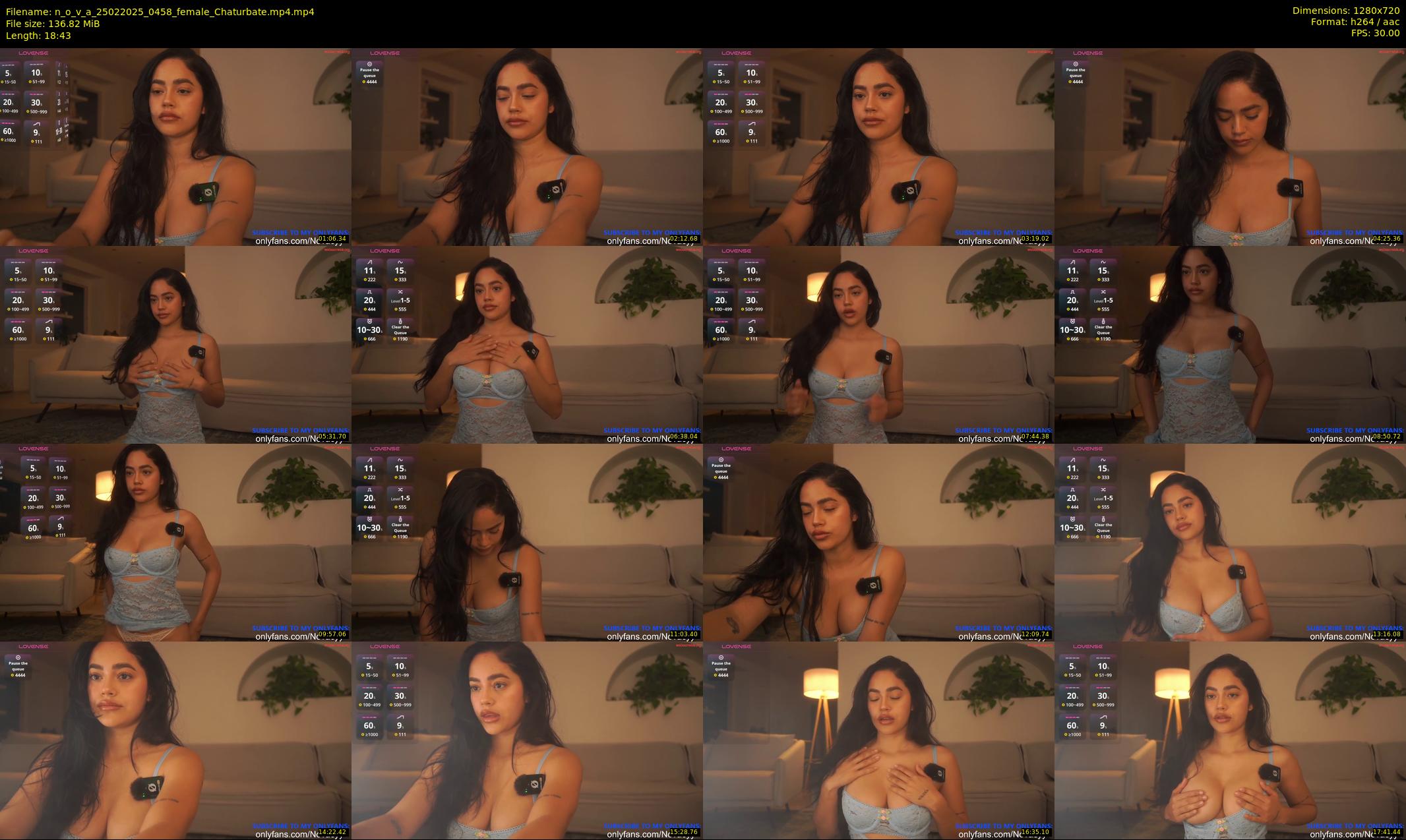 n_o_v_a — 19 minute Chaturbate female cam show recording, 720p, Feb 25, 2025