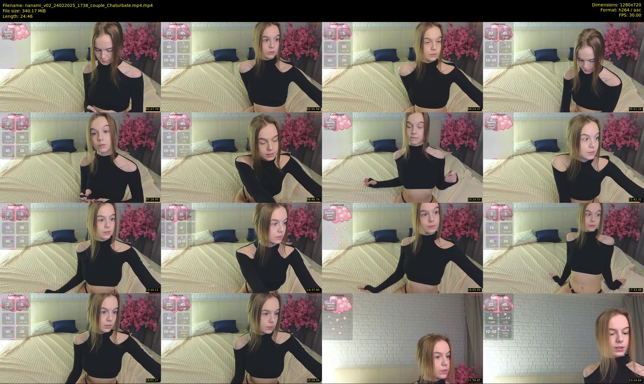 nanami_v02 — 25 minute Chaturbate couple cam show recording, 720p, Feb 24, 2025