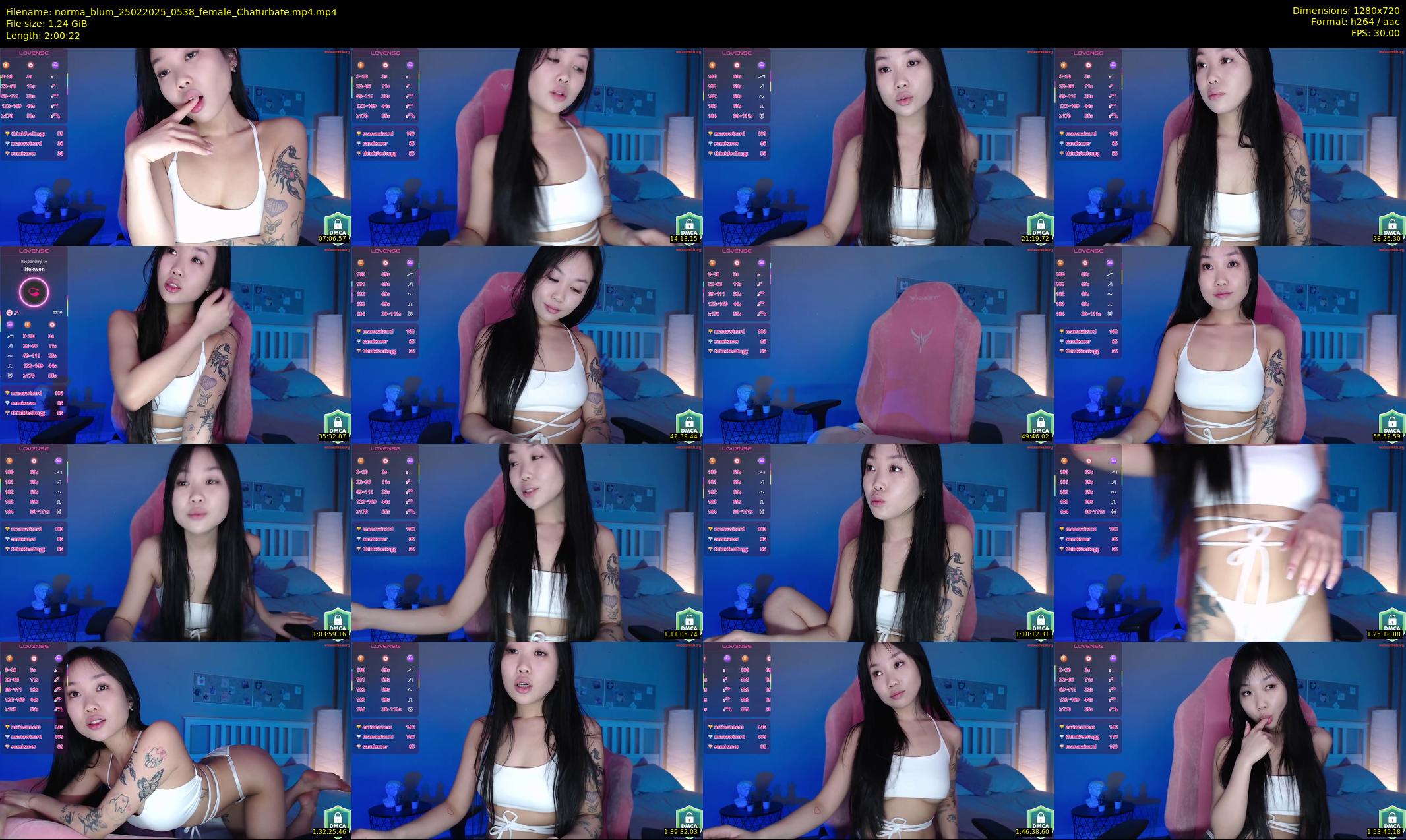 norma_blum — 121 minute Chaturbate female cam show recording, 720p, Feb 25, 2025