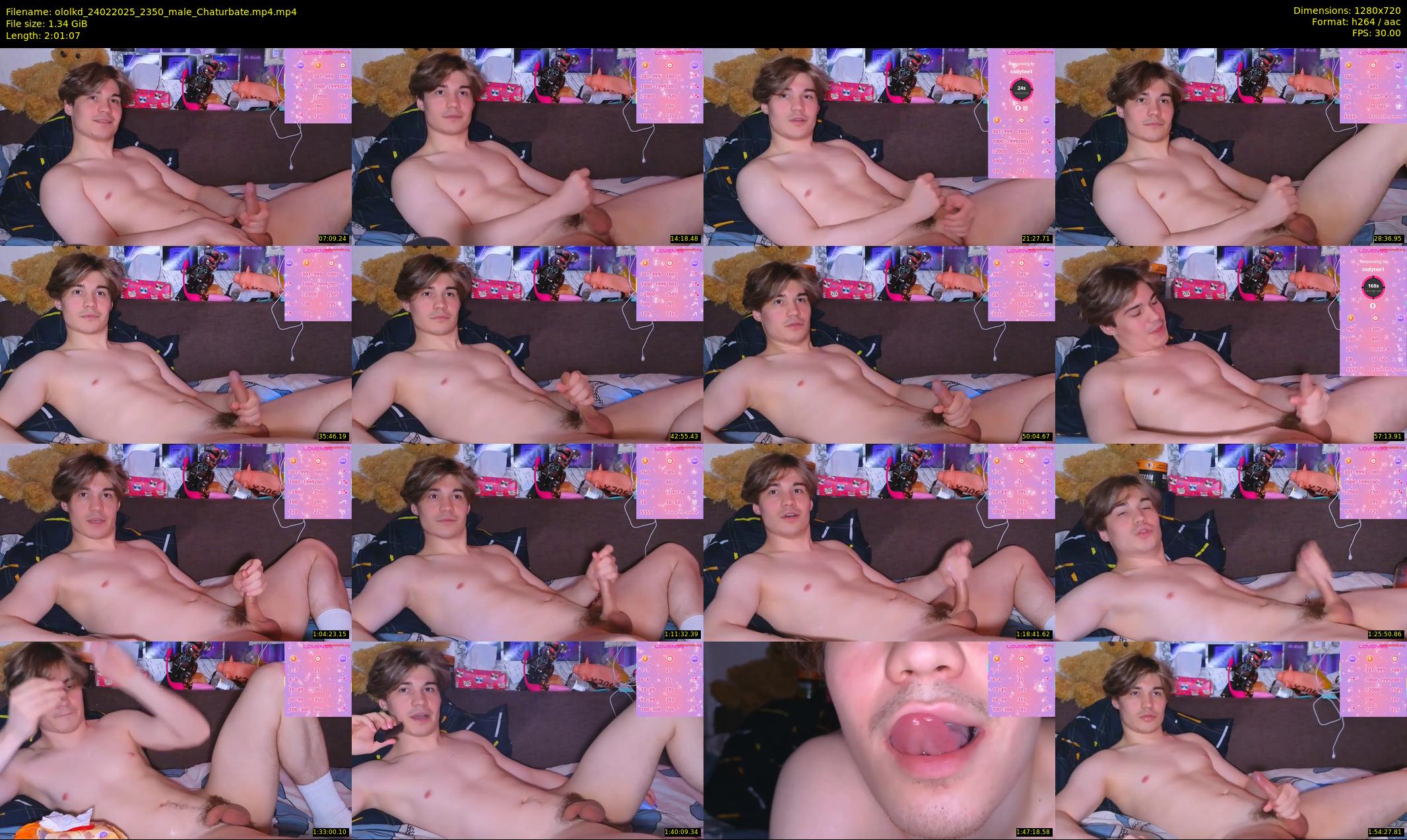 ololkd — 122 minute Chaturbate male cam show recording, 720p, Feb 24, 2025
