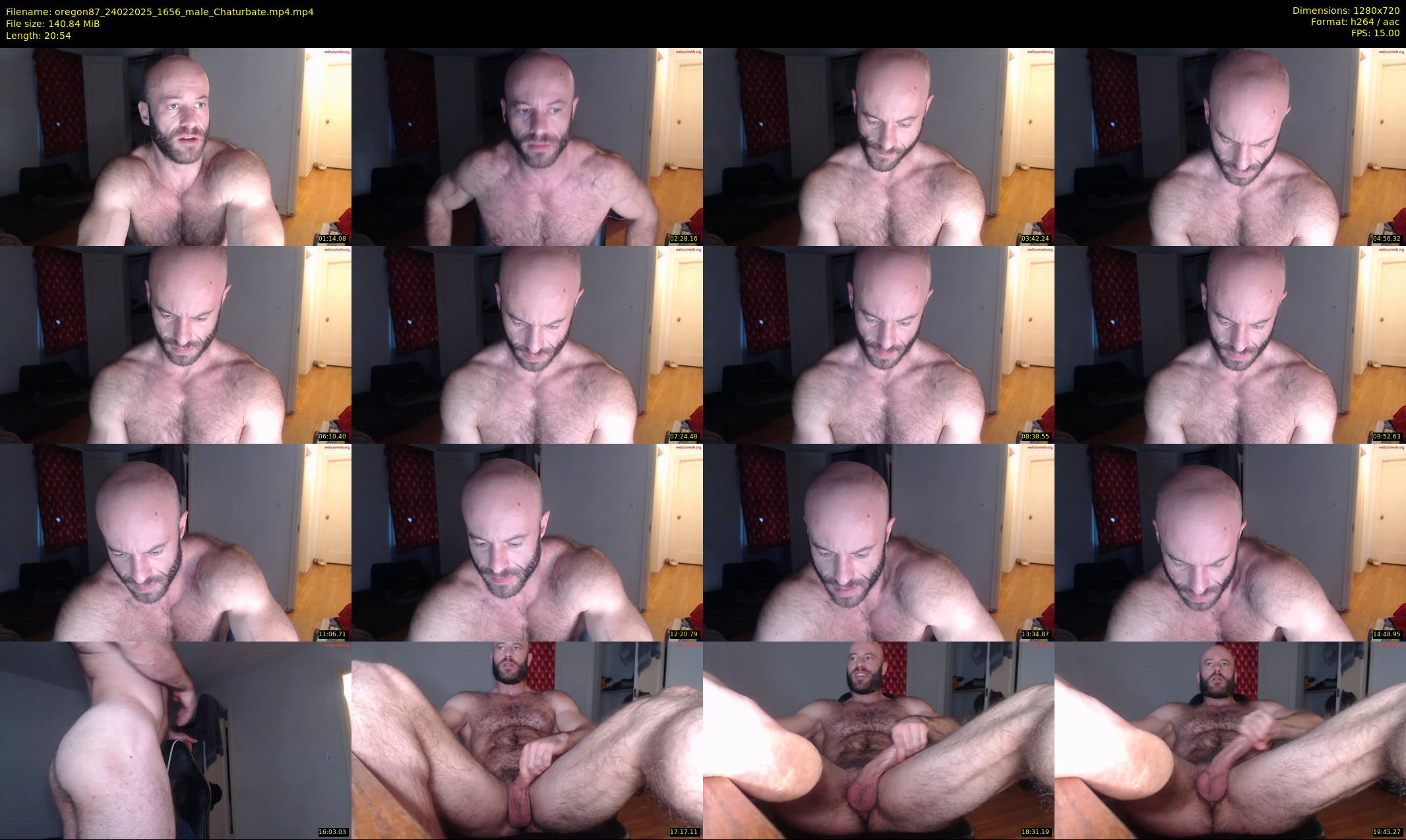 oregon87 — 21 minute Chaturbate male cam show recording, 720p, Feb 24, 2025