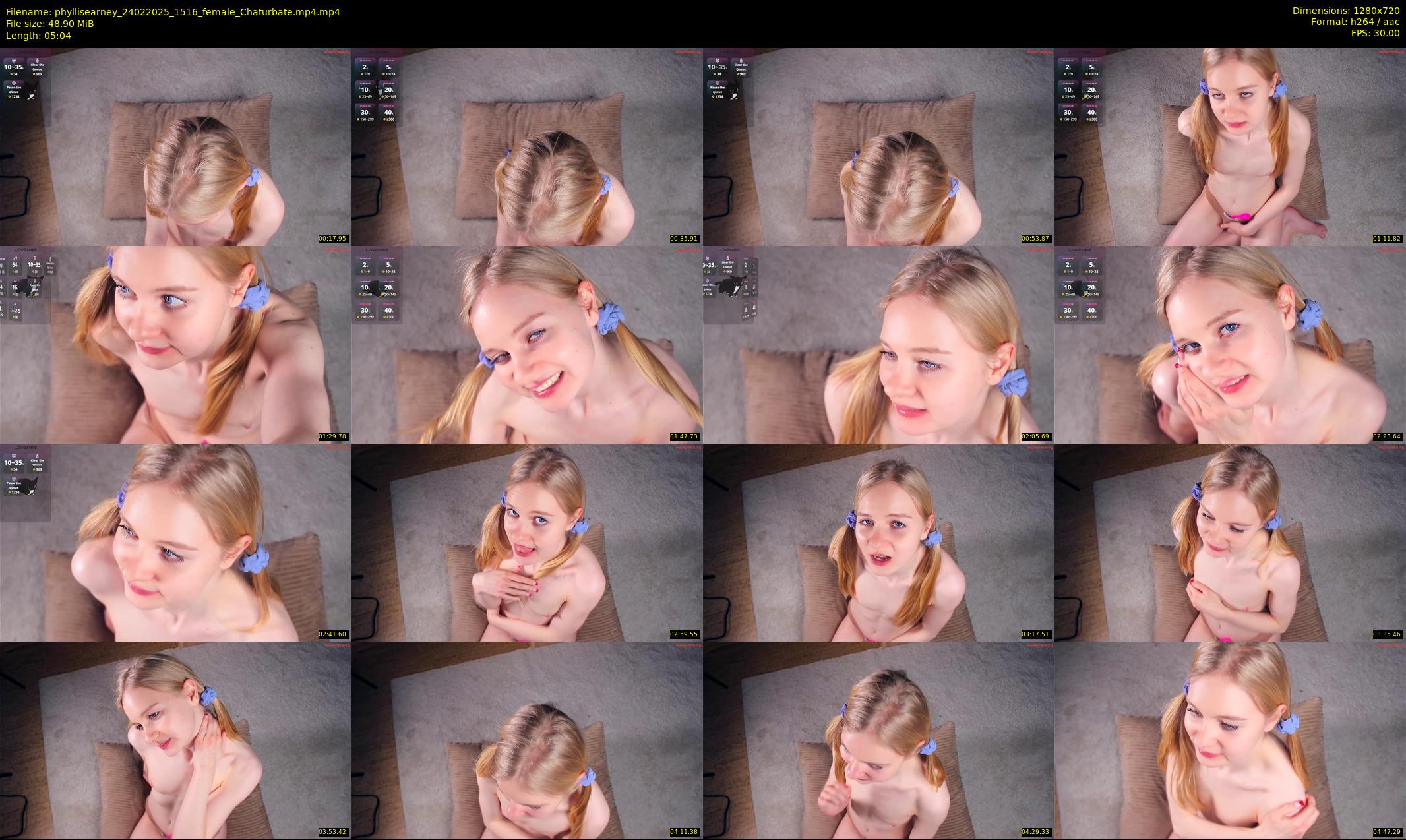 phyllisearney — 6 minute Chaturbate female cam show recording, 720p, Feb 24, 2025
