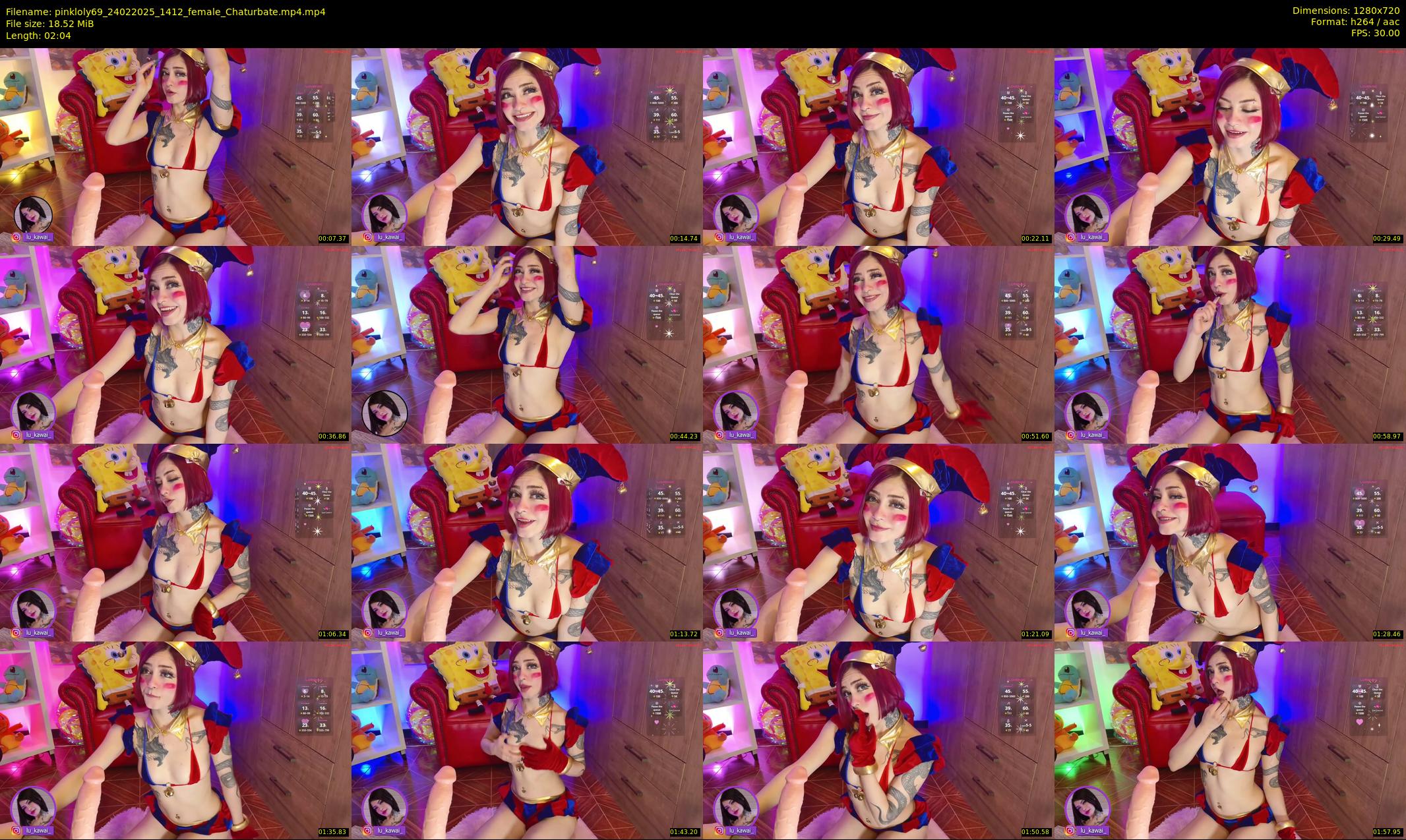 pinkloly69 — 3 minute Chaturbate female cam show recording, 720p, Feb 24, 2025