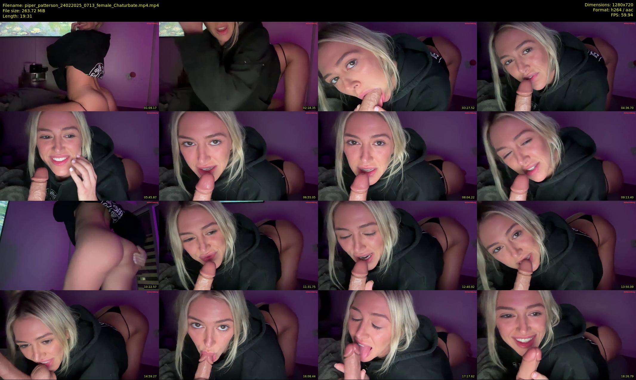 piper_patterson — 20 minute Chaturbate female cam show recording, 720p, Feb 24, 2025
