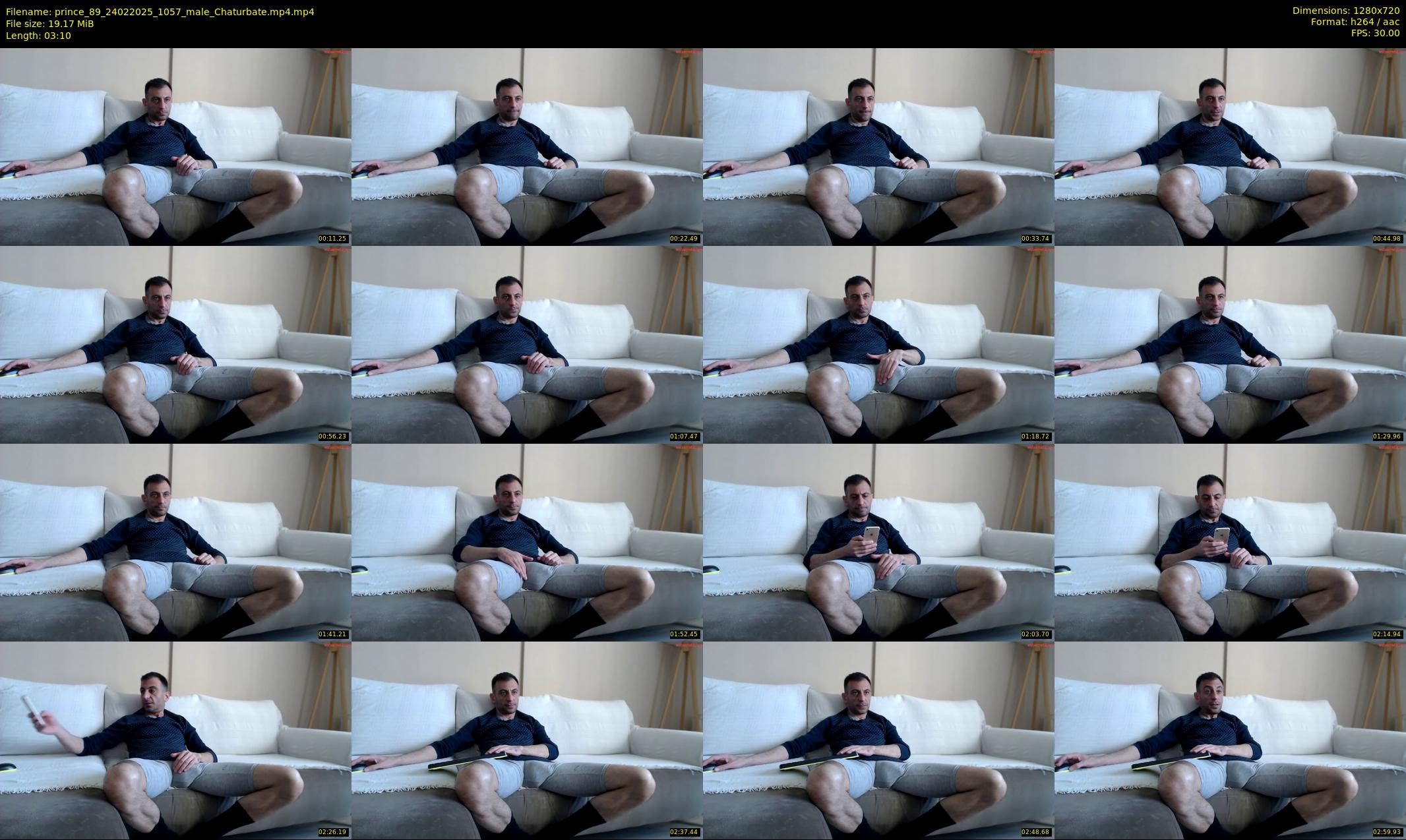 prince_89 — 4 minute Chaturbate male cam show recording, 720p, Feb 24, 2025