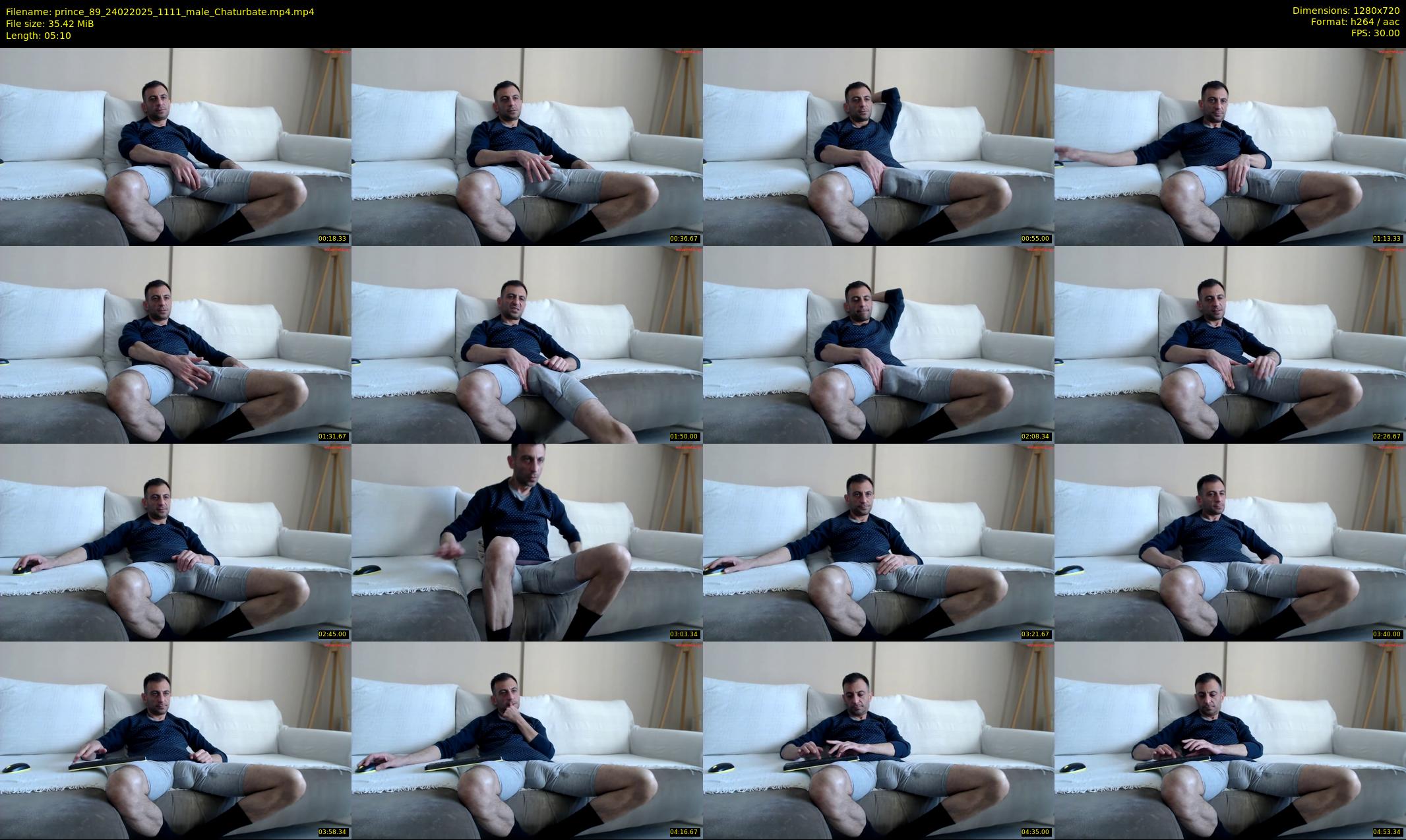 prince_89 — 6 minute Chaturbate male cam show recording, 720p, Feb 24, 2025