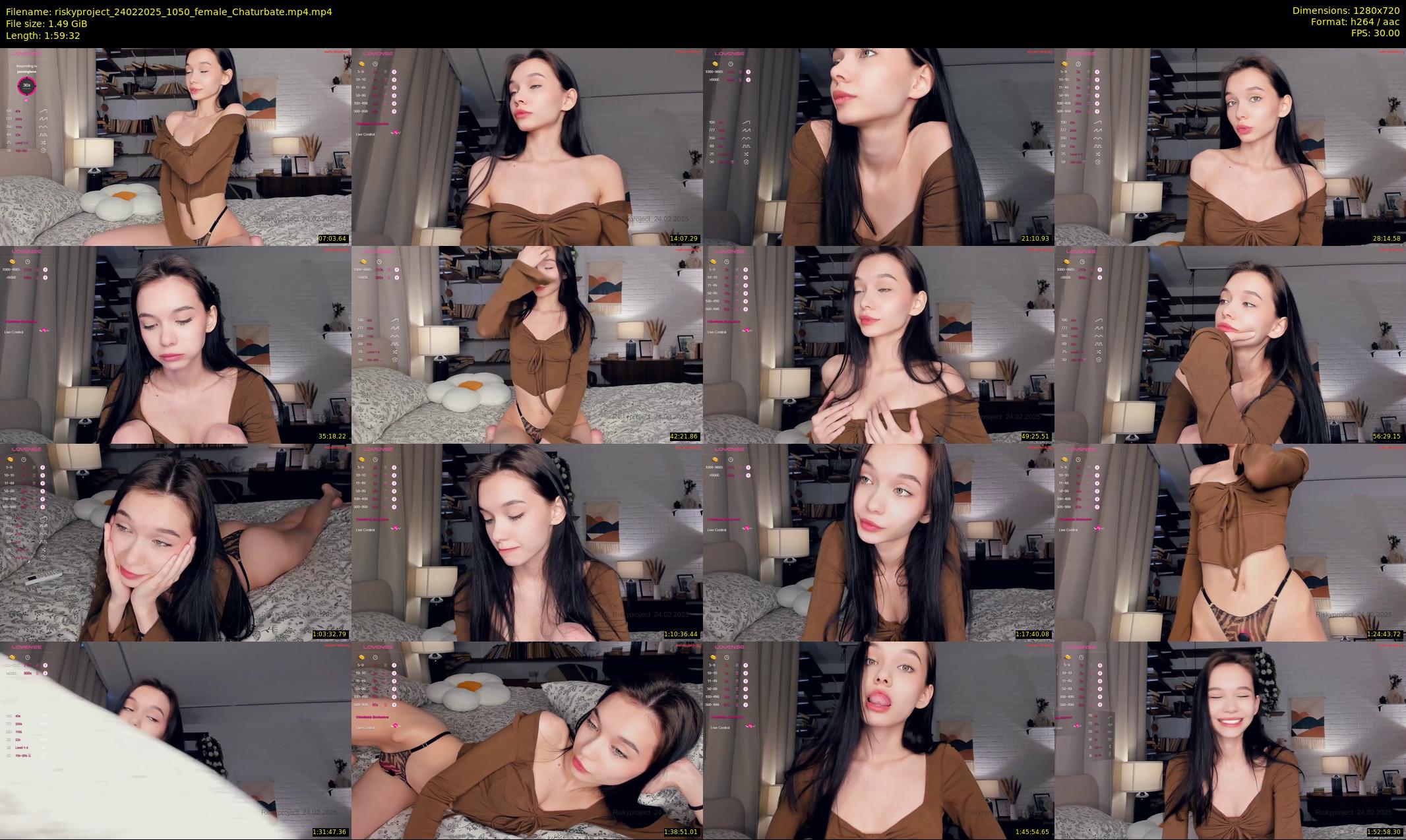 riskyproject — 120 minute Chaturbate couple cam show recording, 720p, Feb 24, 2025
