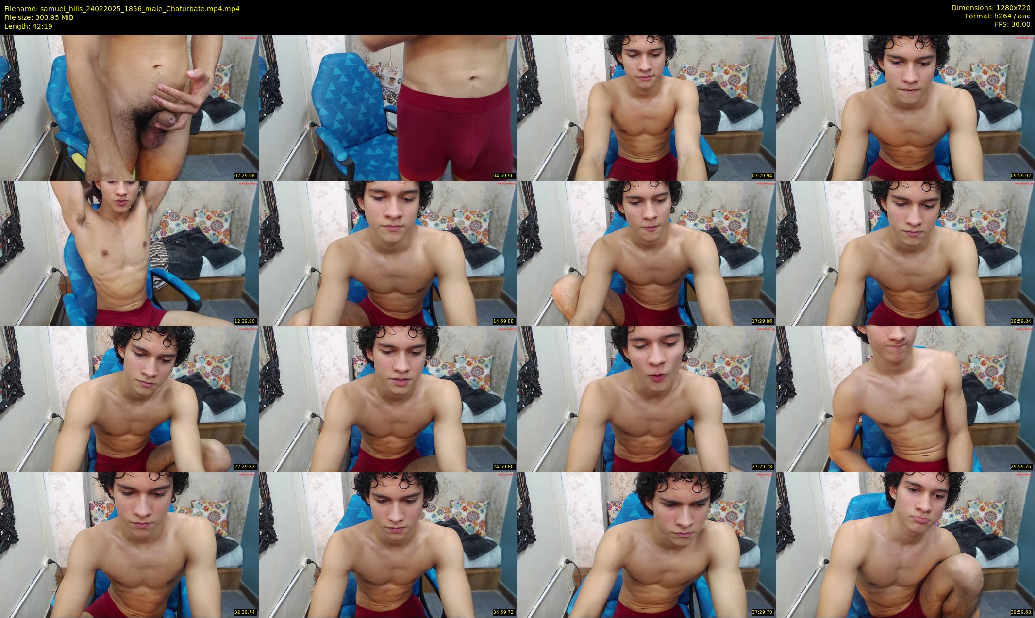 samuel_hills — 43 minute Chaturbate male cam show recording, 720p, Feb 24, 2025